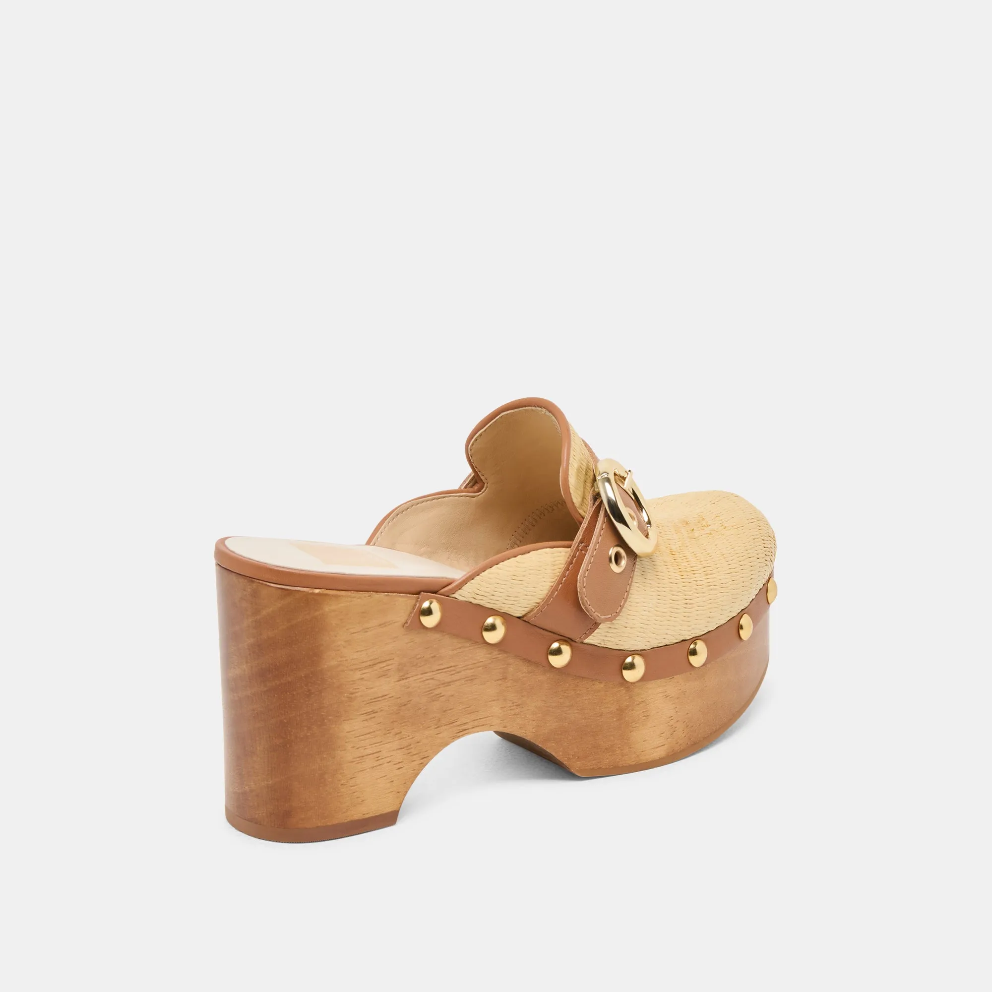 Good Traction Video Look DEBRAH CLOGS LT NATURAL RAFFIA