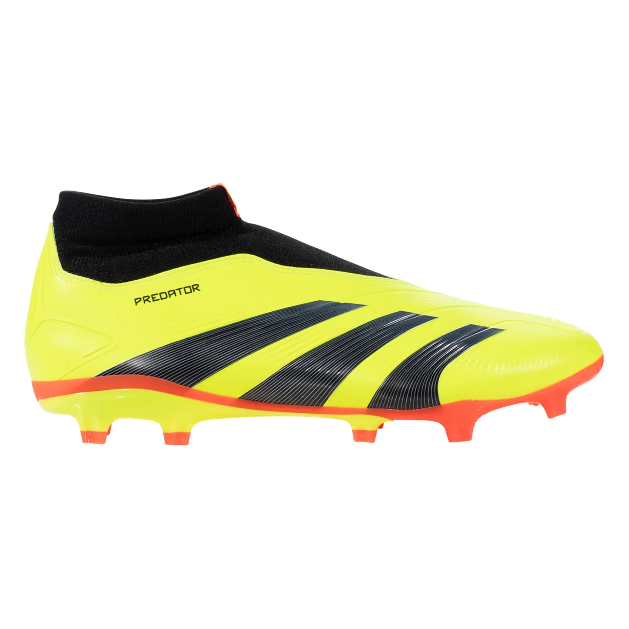 Quick Step adidas Predator League LL FG Soccer Cleats (Solar Yellow/Black/Solar Red)