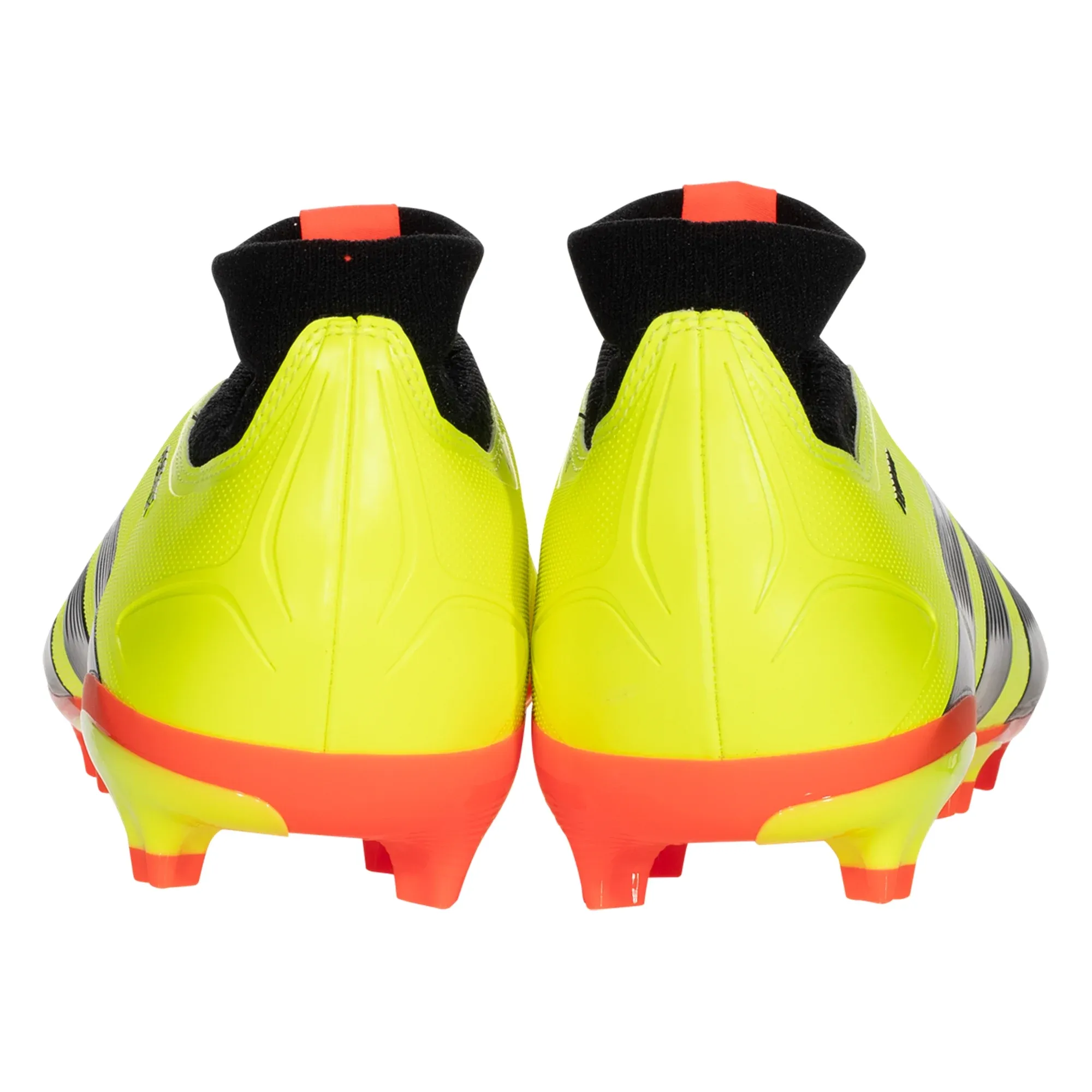 adidas Predator League LL FG Soccer Cleats (Solar Yellow/Black/Solar Red) Durable Studs