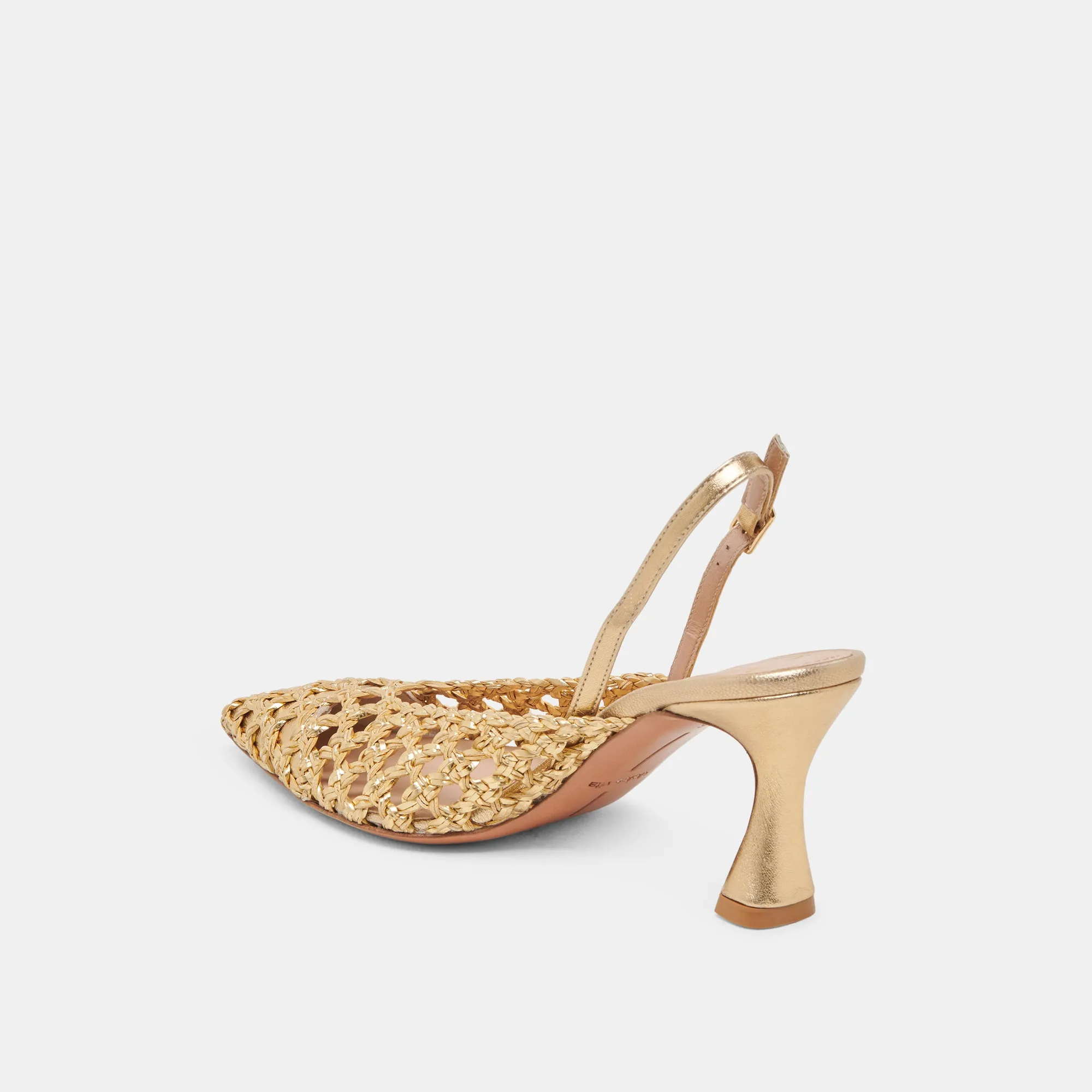 Fashion Heels GLORIA HEELS GOLD WOVEN