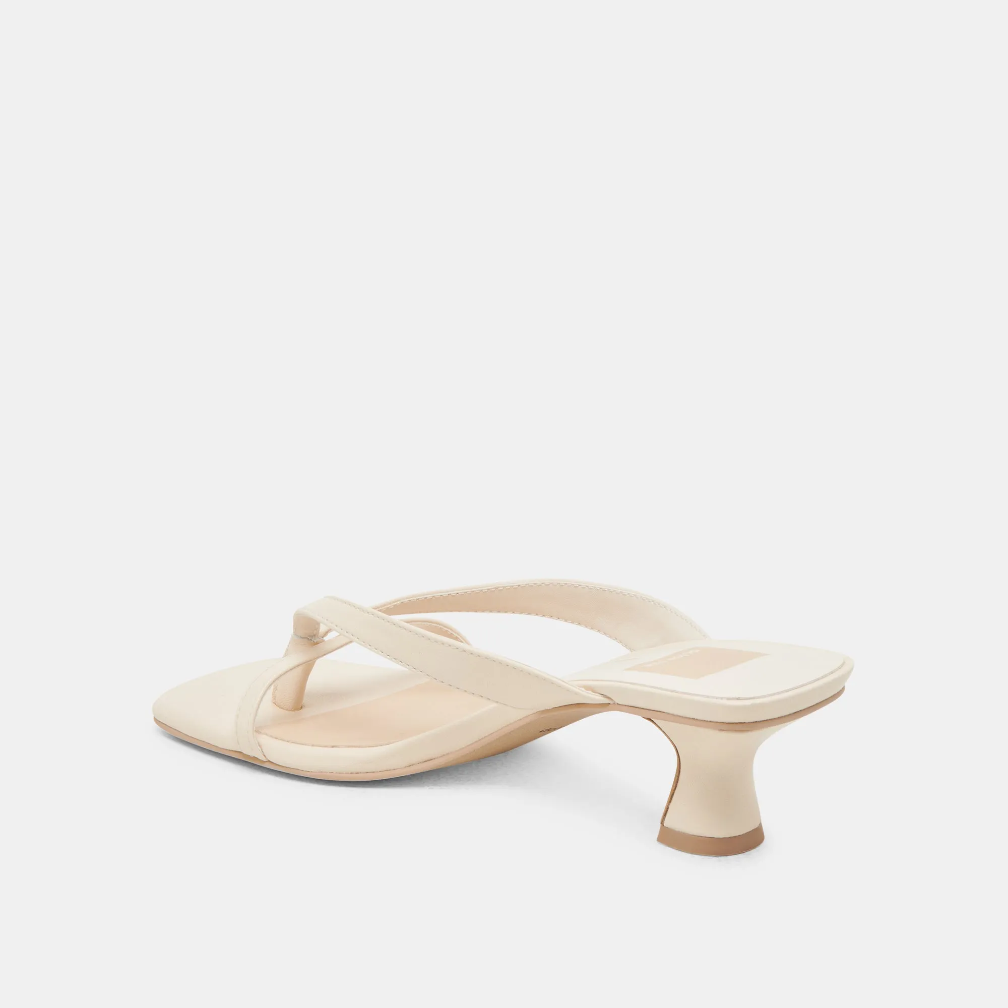 BREVEL HEELS BONE LEATHER Arch Cushioning