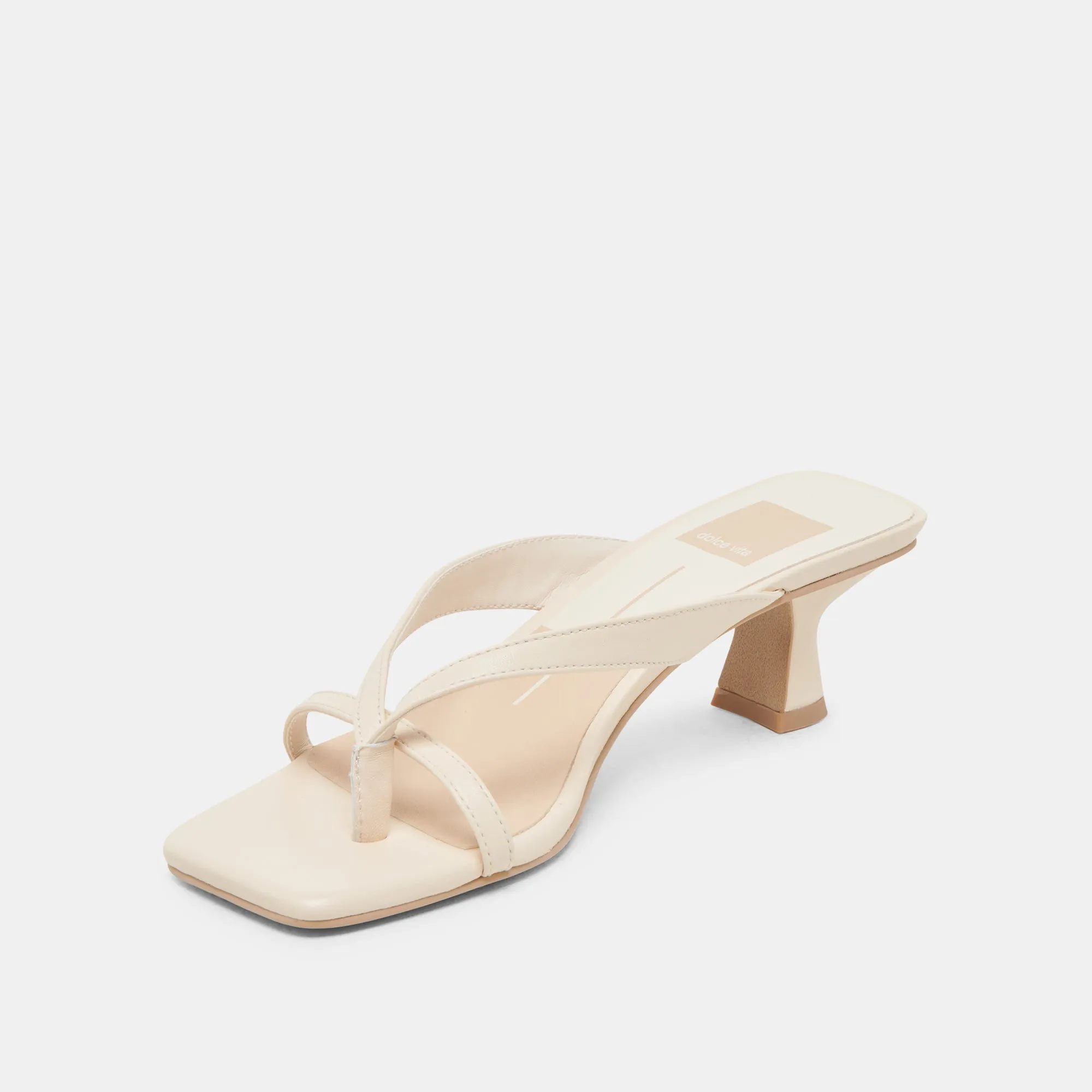 BREVEL HEELS BONE LEATHER Bridal Footwear Bridal Pumps