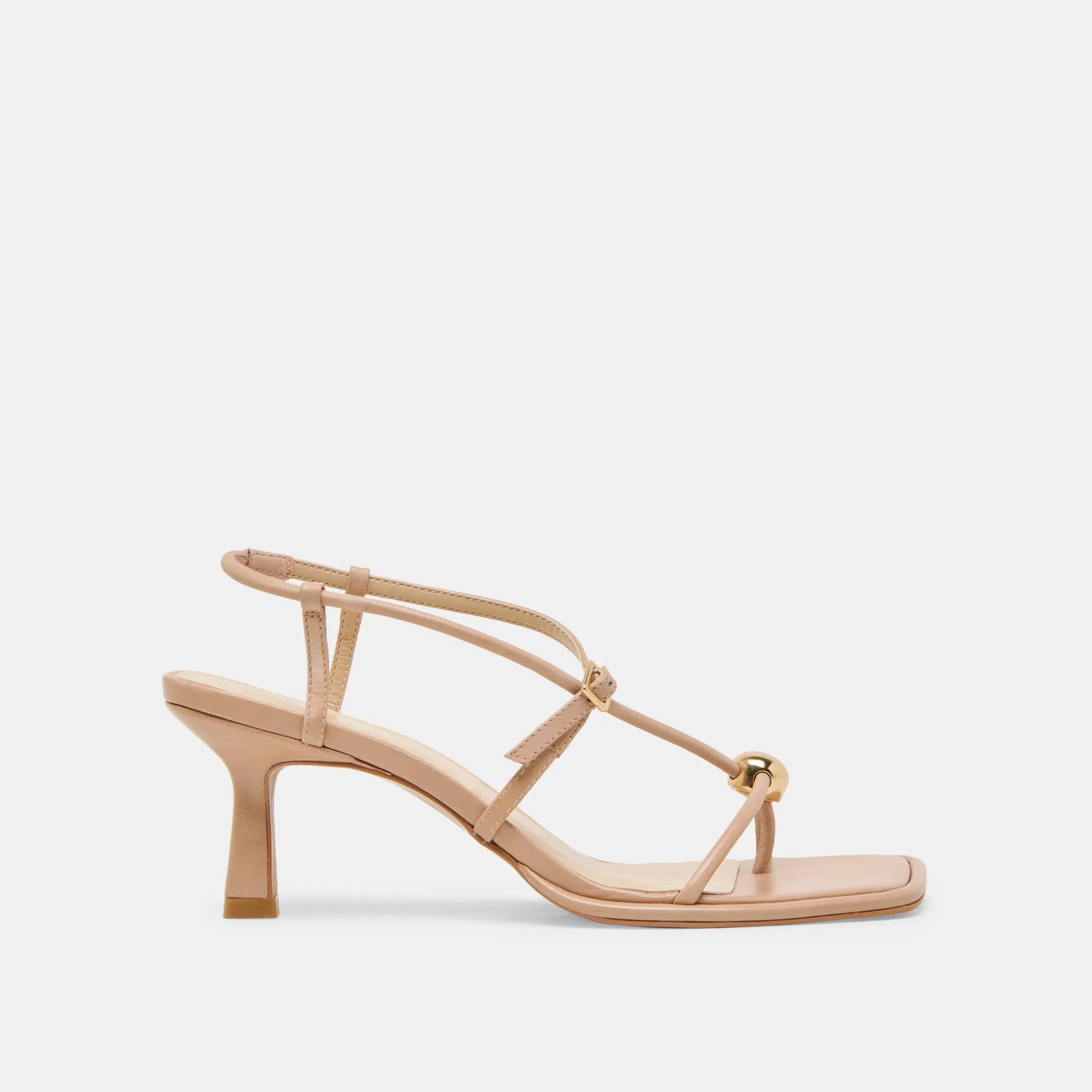 Classic Black Heels MYLEE HEELS LIGHT TAN LEATHER