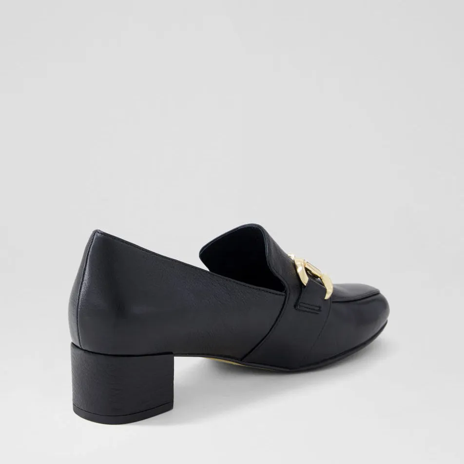 Nude Pumps for Weddings Comfortable Heel ZIERA KOSMAS BLACK