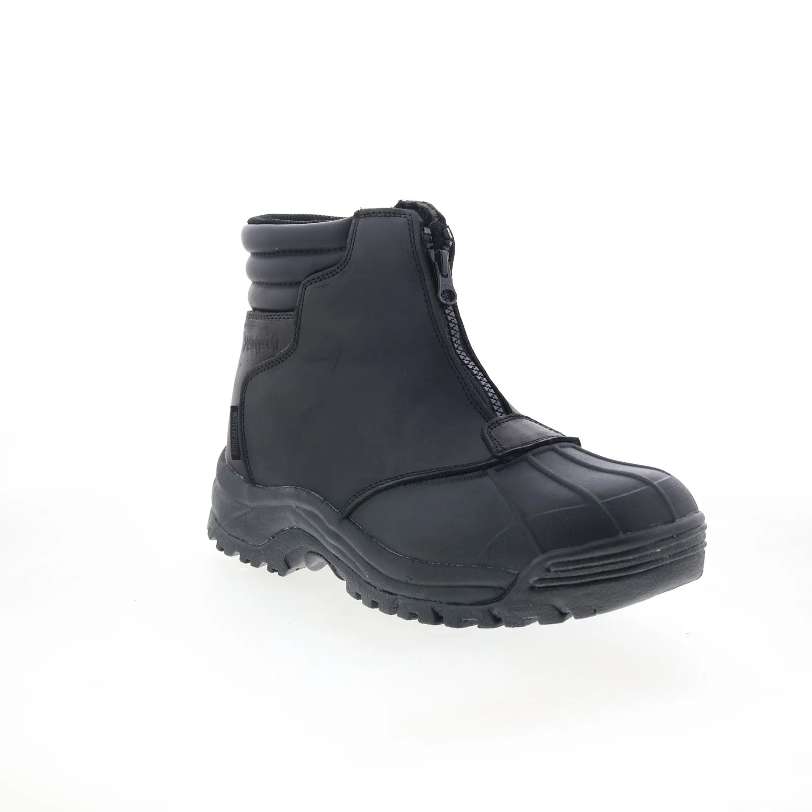 Propet Blizzard Mid Zip Insulated Mens Black Extra Wide Casual Dress Boots Comfort Wrap