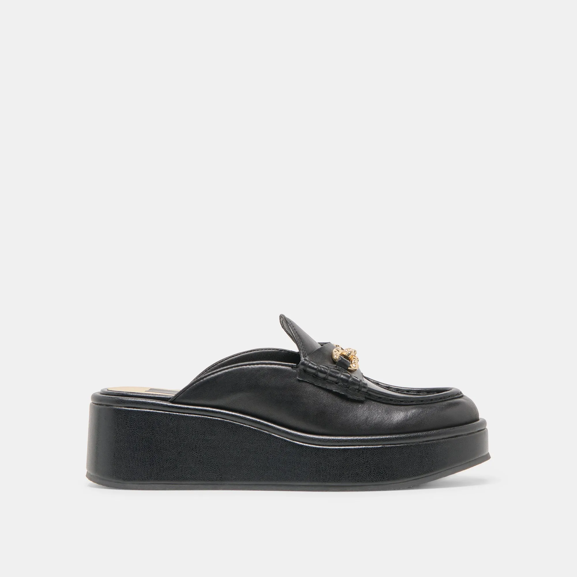 DORREL LOAFERS BLACK LEATHER Trend Walk Shoes