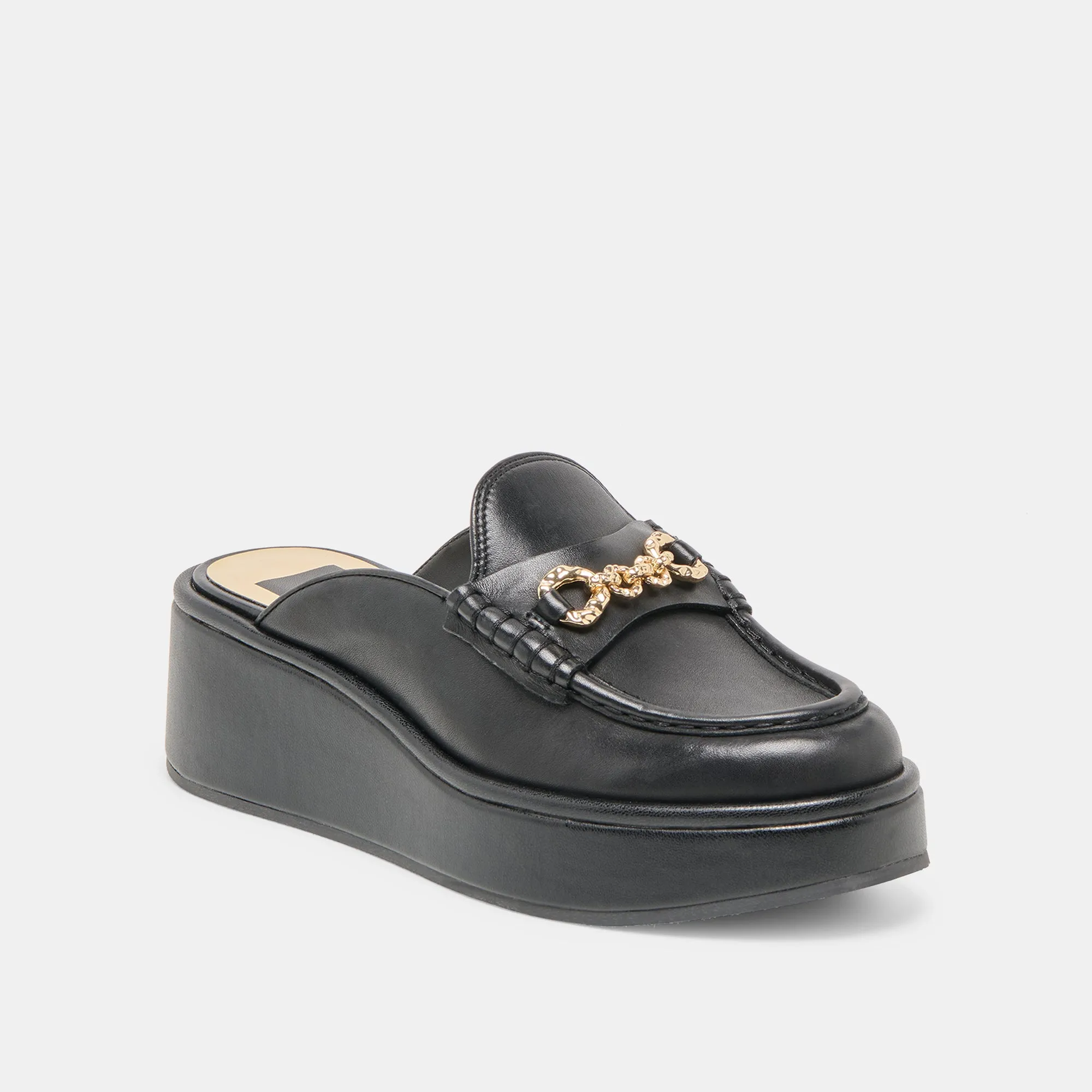 DORREL LOAFERS BLACK LEATHER Trend Glow