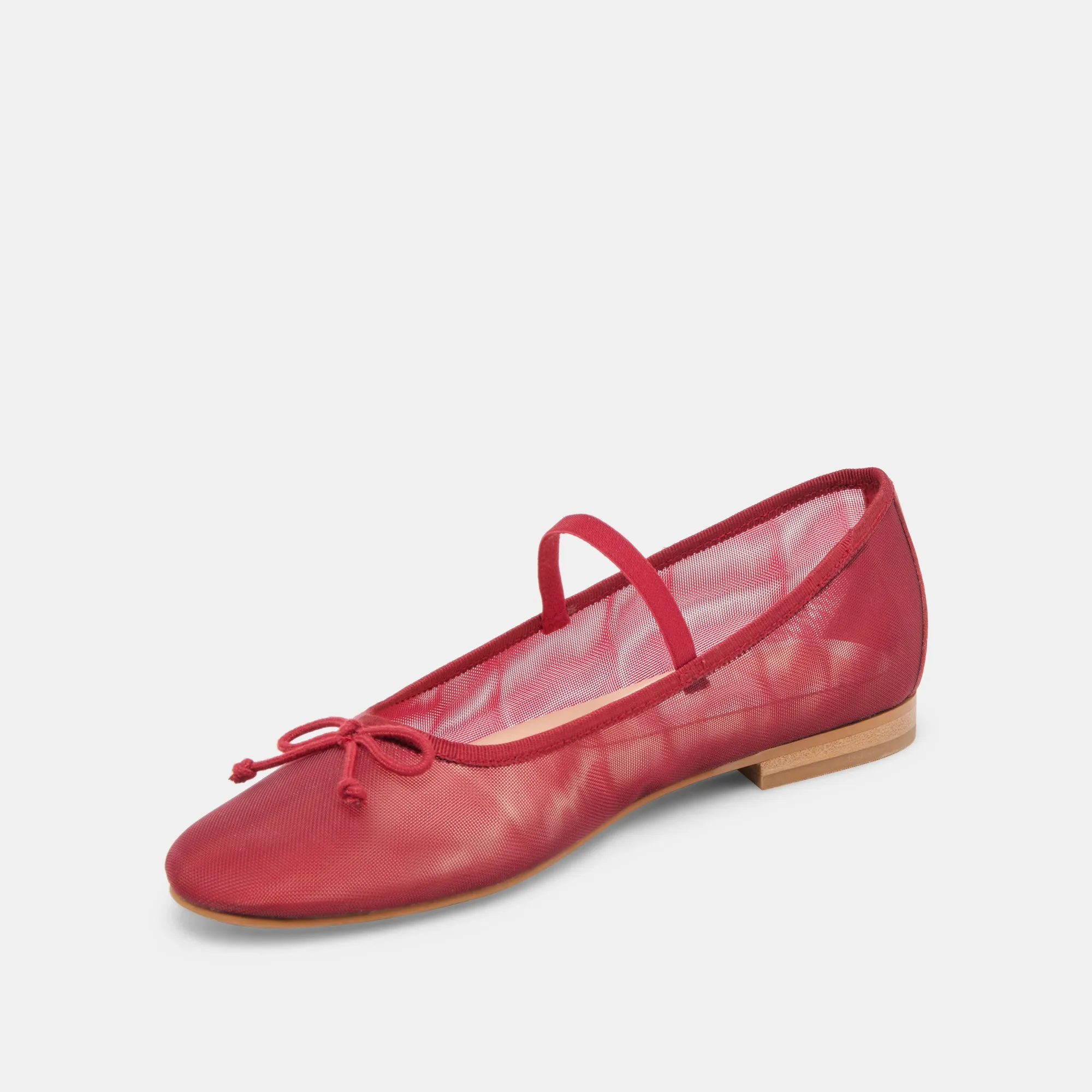 Book Walk CADEL BALLET FLATS CRIMSON MESH