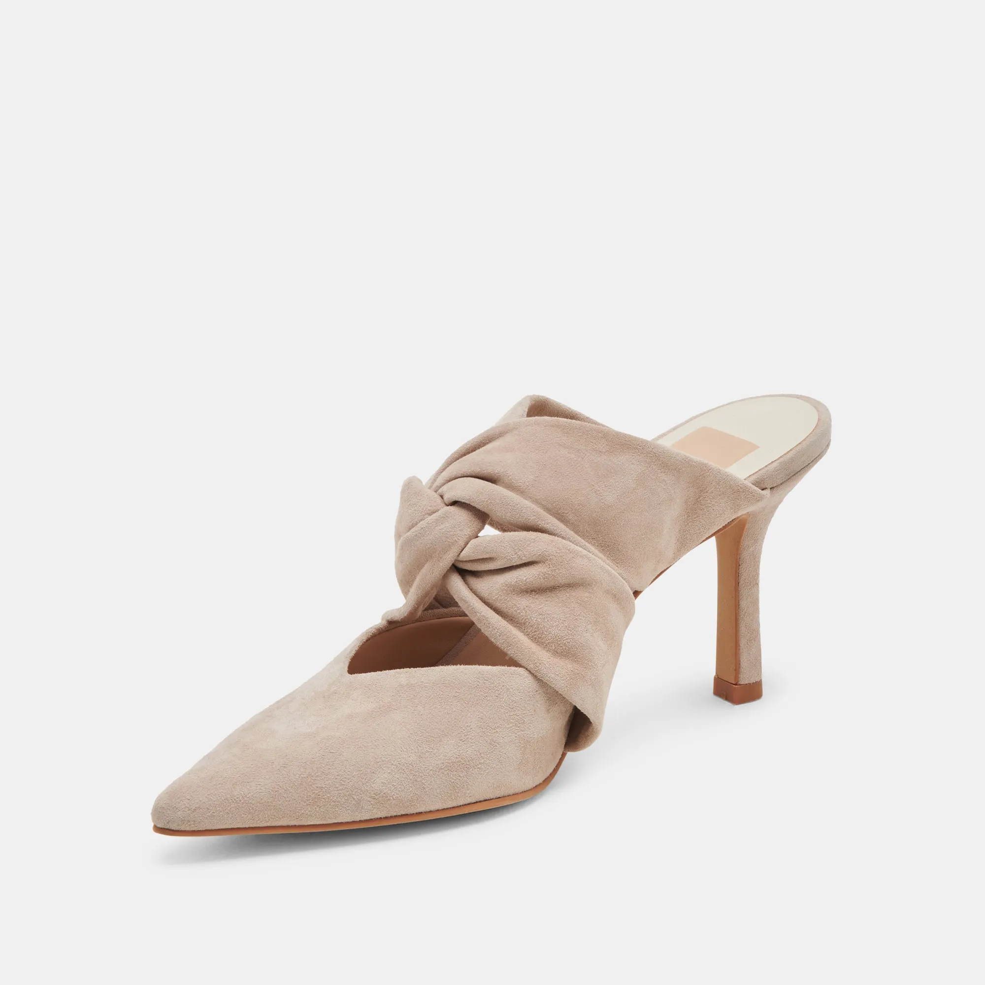 Ankle Strap Heels KELSY HEELS TAUPE SUEDE