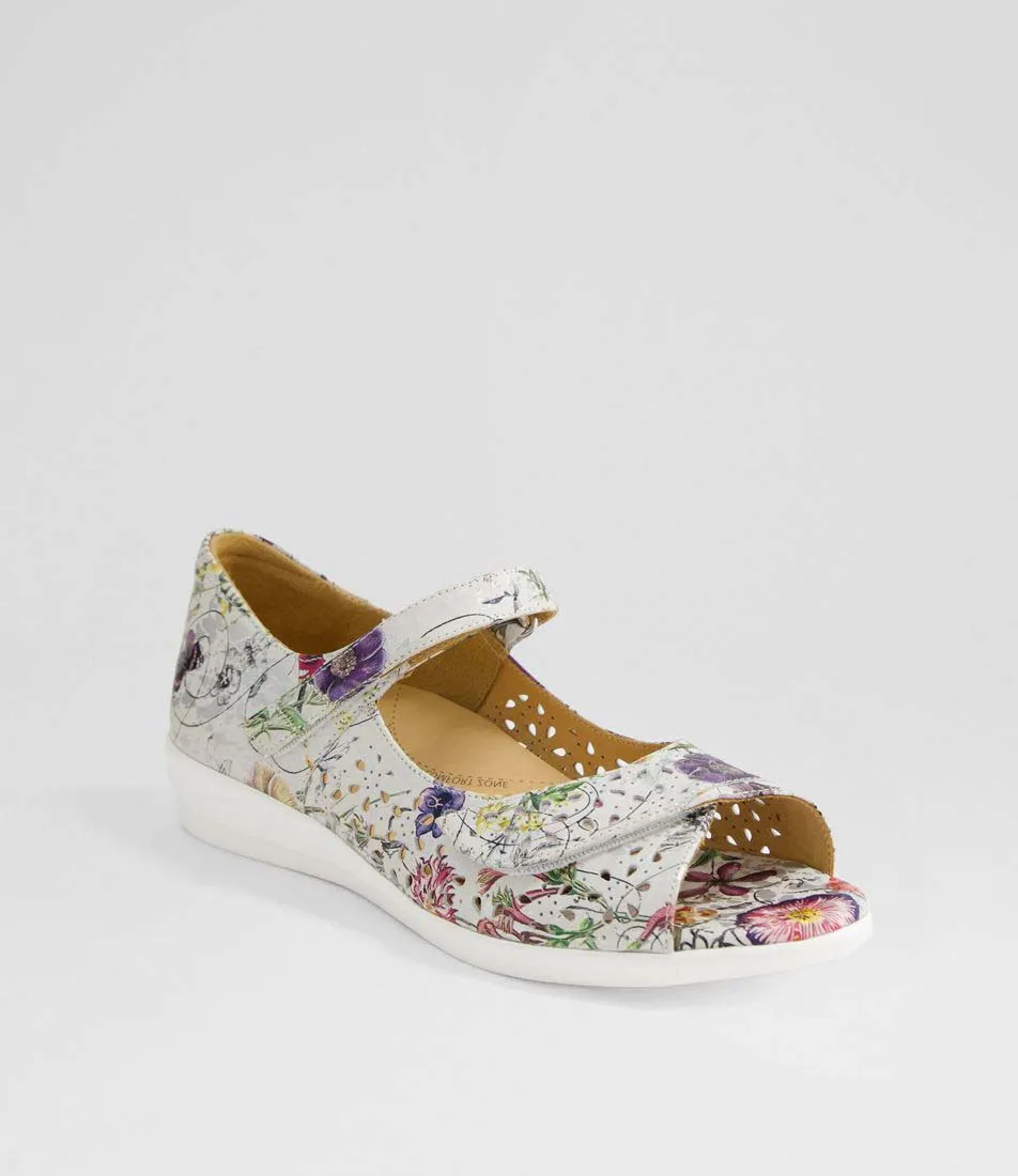 Rubber Sole Soft ZIERA DAFFODIL WHITE FIELDS