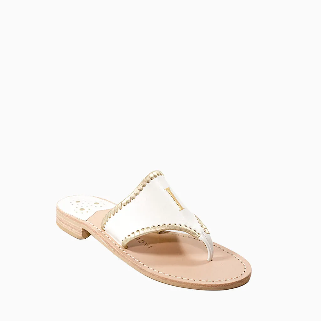 Embroidered "I DO" Sandal water proof