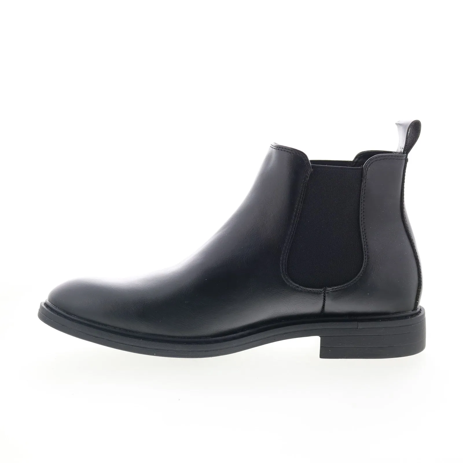 Comfortable Stretch Rush By Gordon Rush Logan 301299 Mens Black Leather Slip On Chelsea Boots