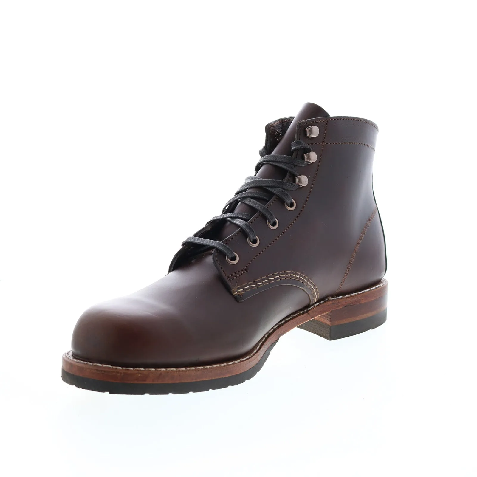 Cozy Footwear High Ankle Support Wolverine 1000 Mile Evans W990072 Mens Brown Leather Casual Dress Boots