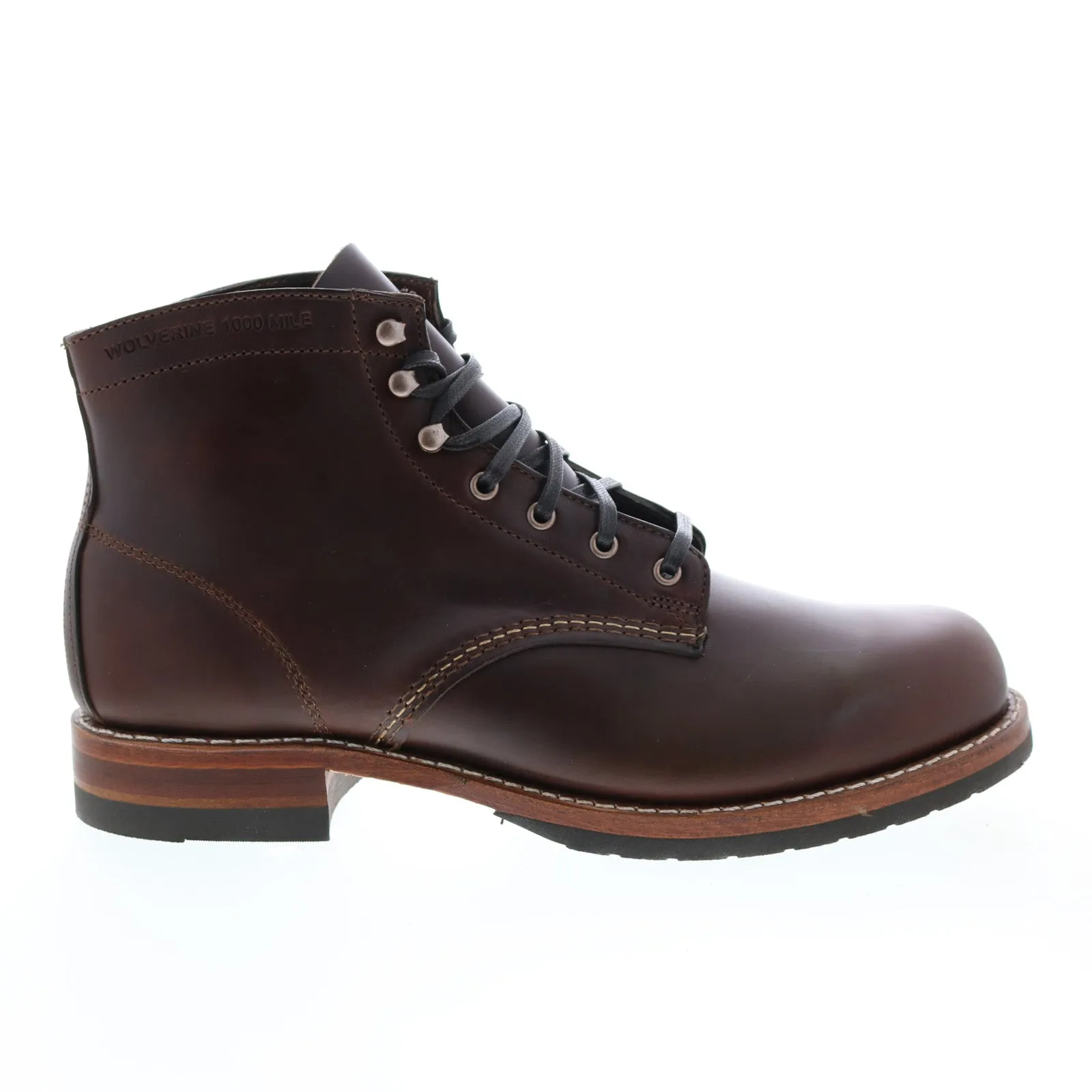 Wolverine 1000 Mile Evans W990072 Mens Brown Leather Casual Dress Boots Support Foot Timeless Appeal