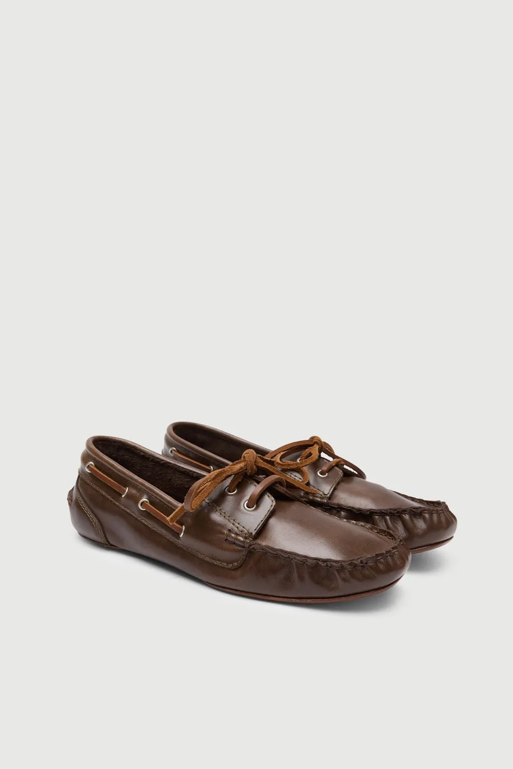 Ivy loafers in Chocolate Leather City Safe Quick Flow