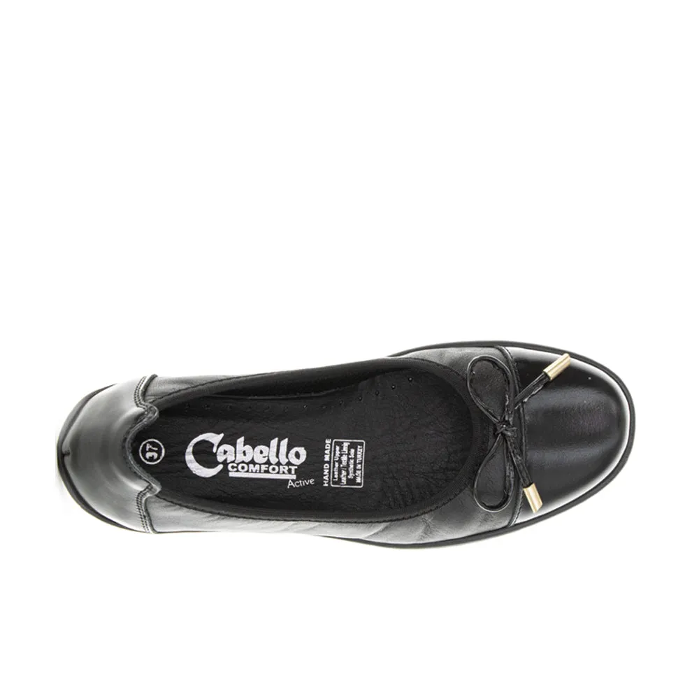CABELLO CP243-18 BLACK Stylish Leather Shoes