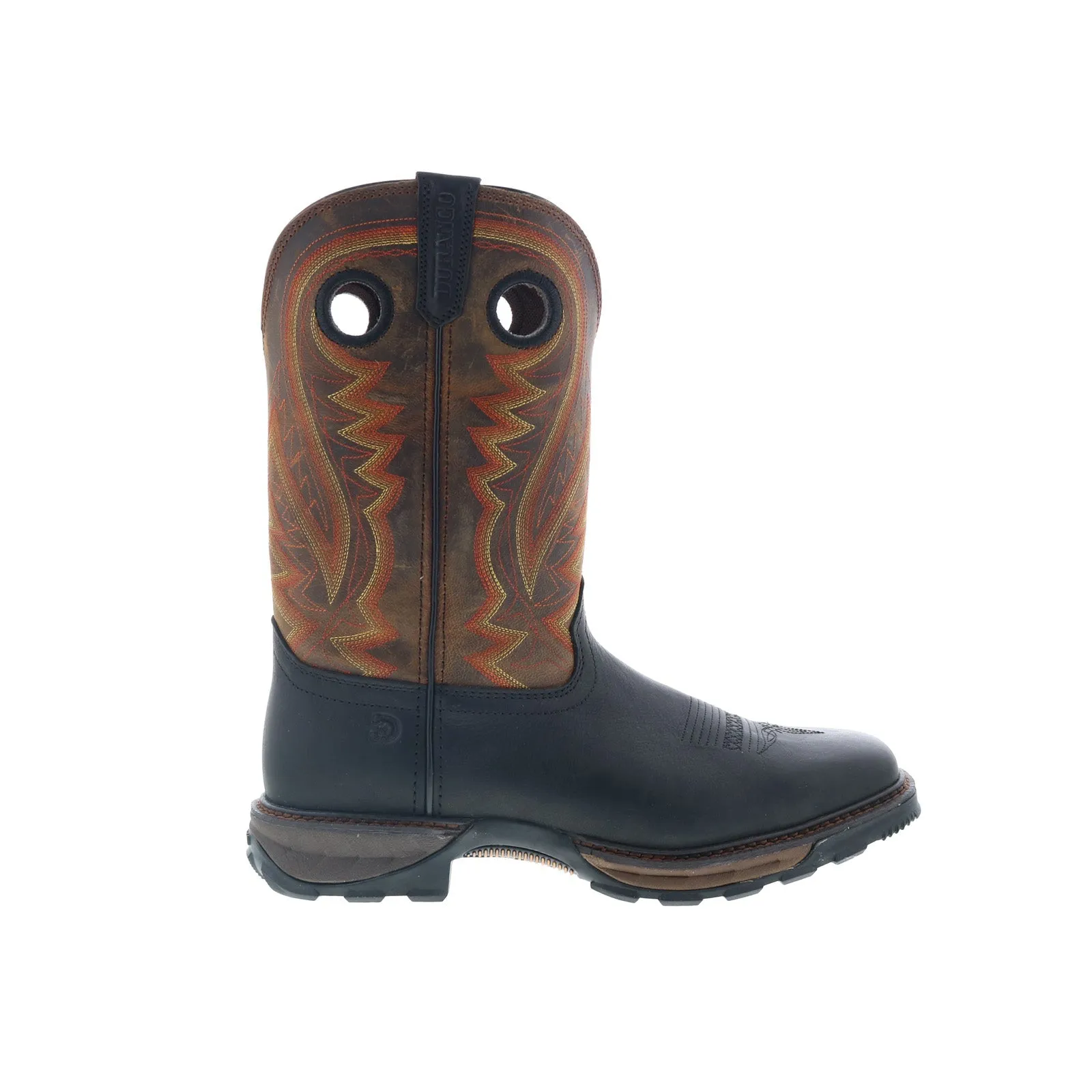 Durango Maverick XP DDB0402 Mens Black Leather Slip On Western Boots Comfortable Straps