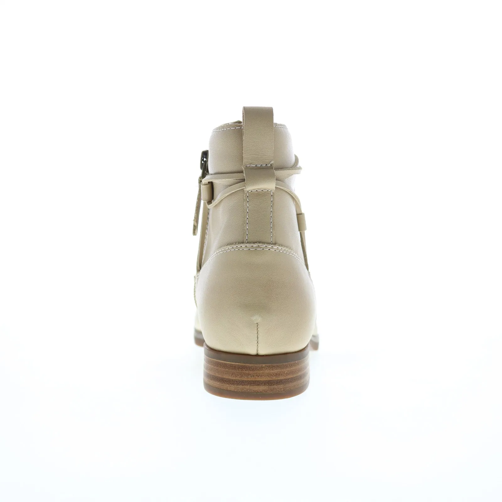Minimal Look Spenco Durango Boot SP1047SND Womens Beige Leather Ankle & Booties Boots