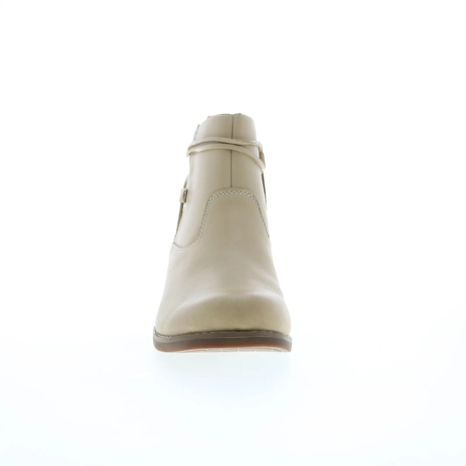 Spenco Durango Boot SP1047SND Womens Beige Leather Ankle & Booties Boots Snowy Environment