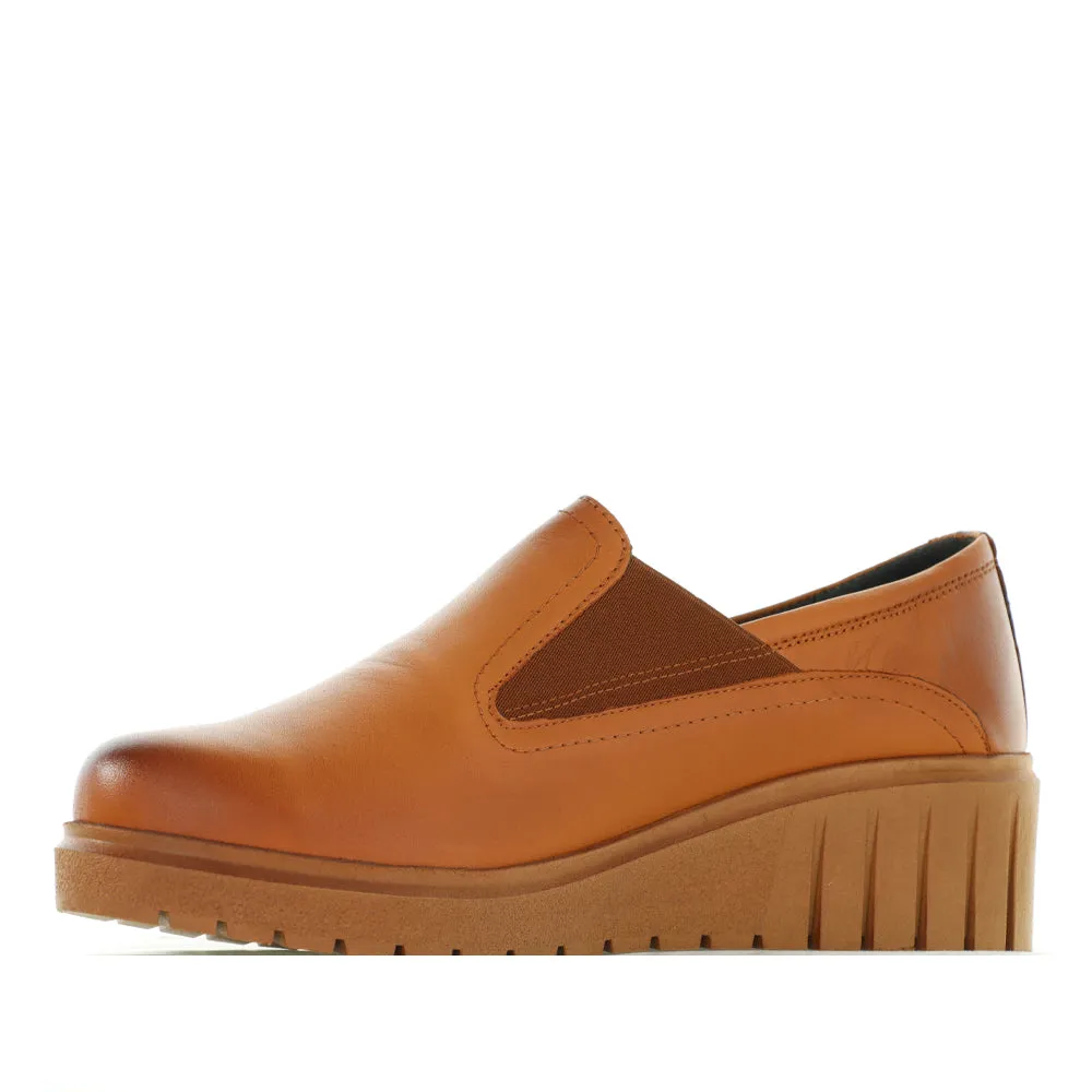CABELLO ELI TAN Soft Cushioning Heel Smooth