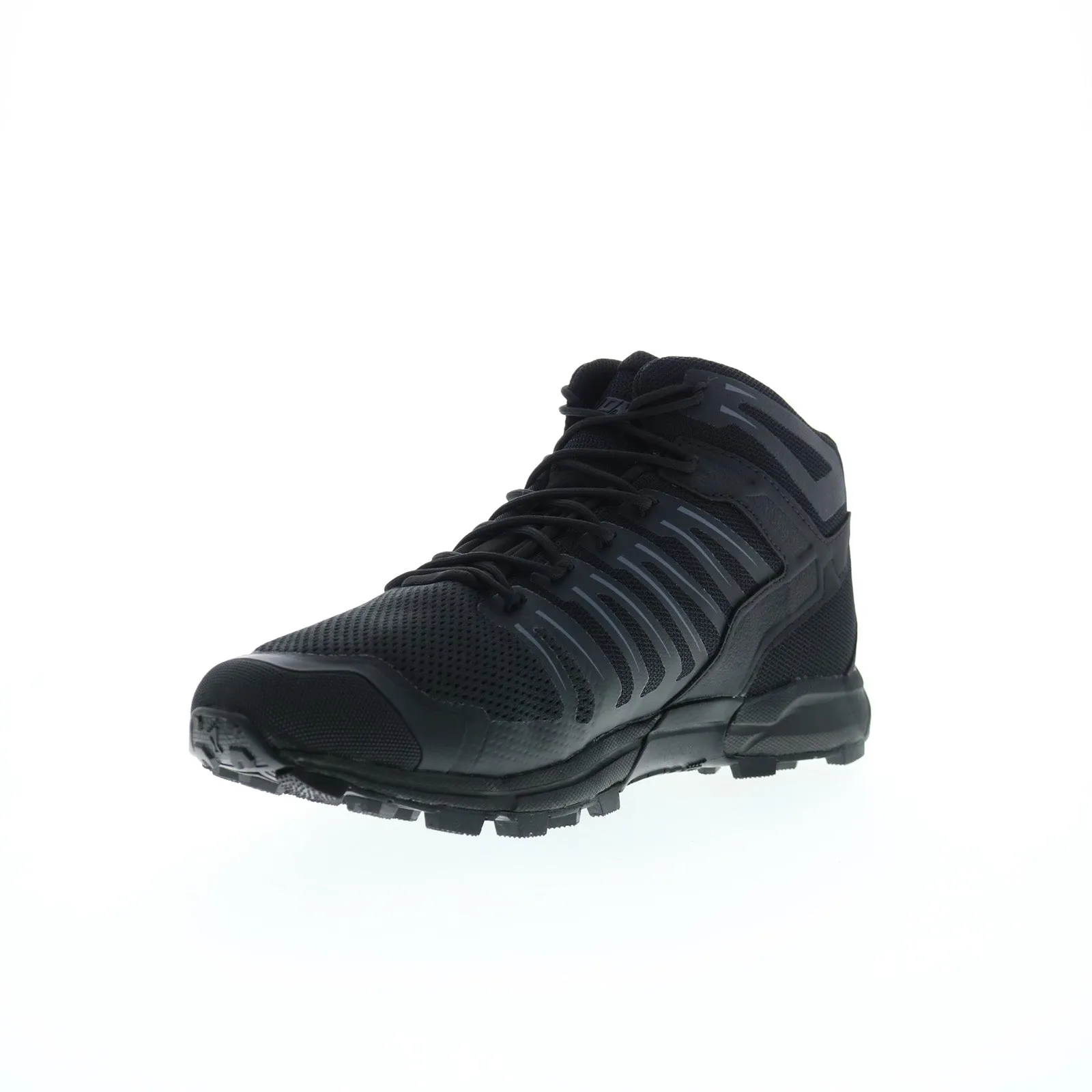 Inov-8 Roclite G 345 GTX 000802-BK Mens Black Mesh Lace Up Hiking Boots Work Terrain Trendy Look