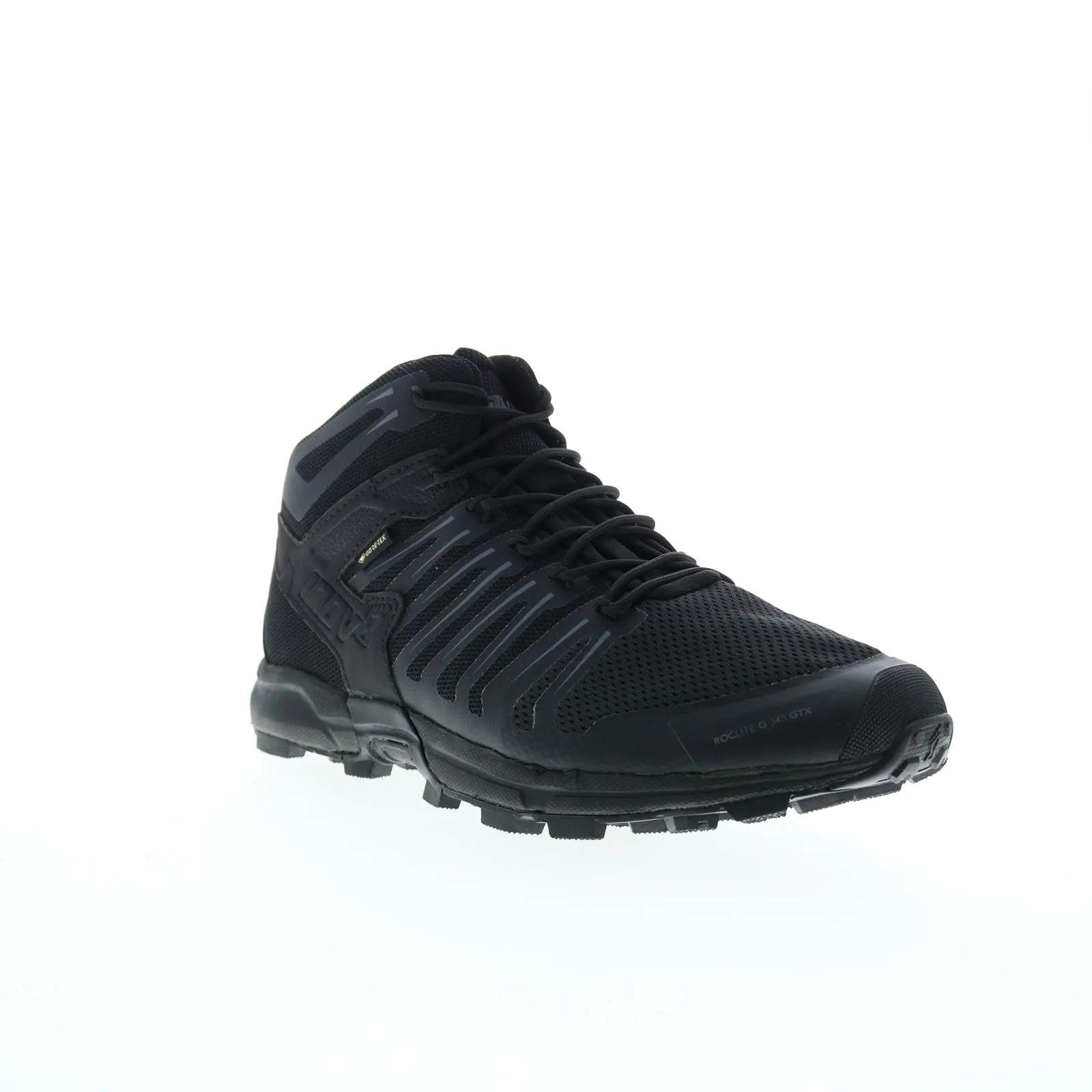 Military Style Winter Comfort Inov-8 Roclite G 345 GTX 000802-BK Mens Black Mesh Lace Up Hiking Boots