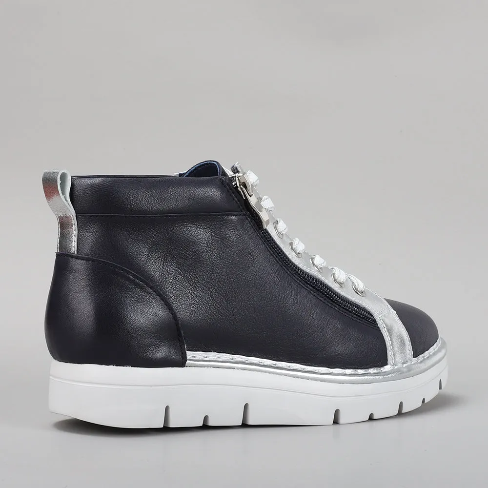 LE SANSA BOBBY NAVY SILVER Anti-static Work Utility