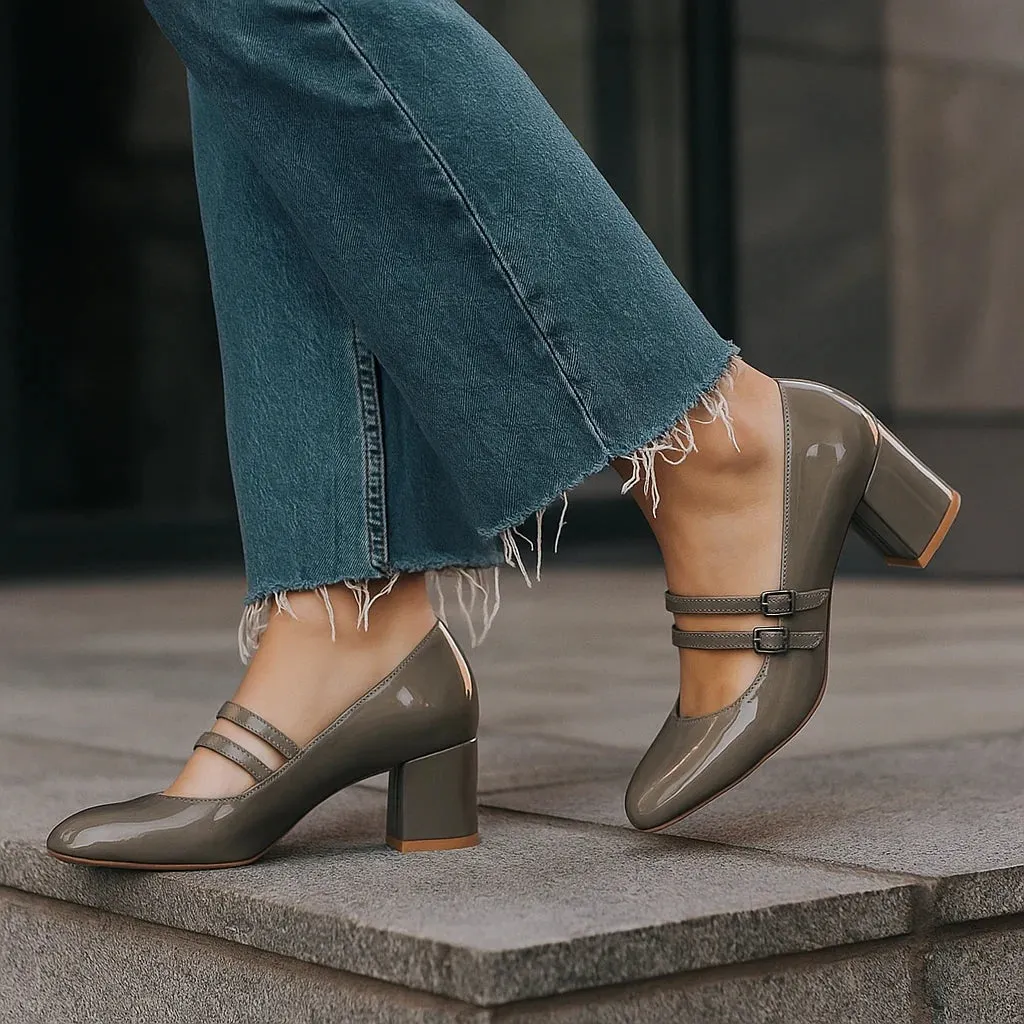 NAKED ARCHES CIDER GREY PATENT Daily Casual