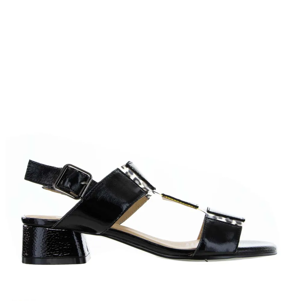 Preppy Pop Stylish Casual Footwear BRESLEY ANGELIC BLACK PAT