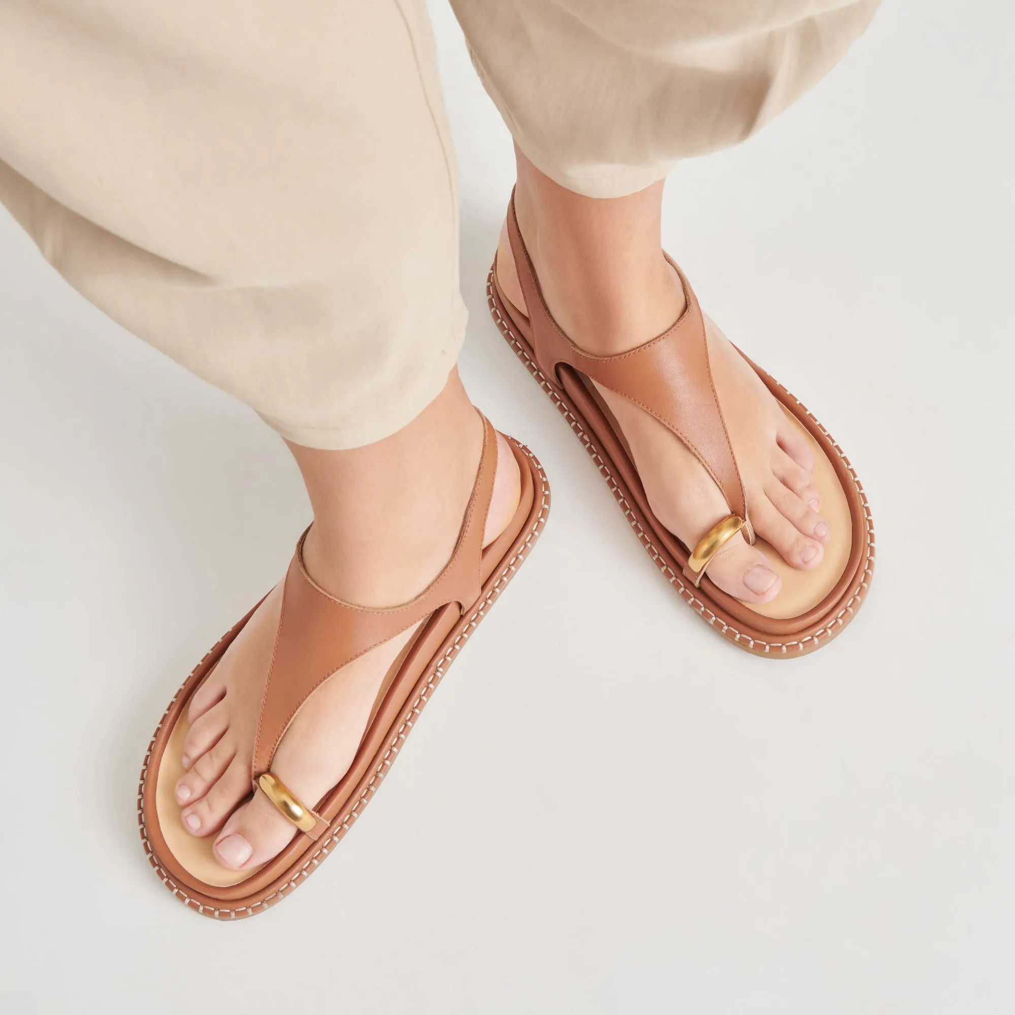 Classic Pair STEFAN SANDALS SADDLE LEATHER