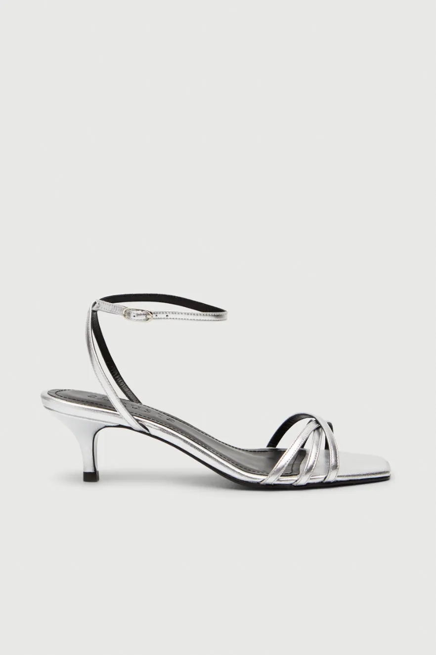 Sun Play Uma Sandals in Silver Leather