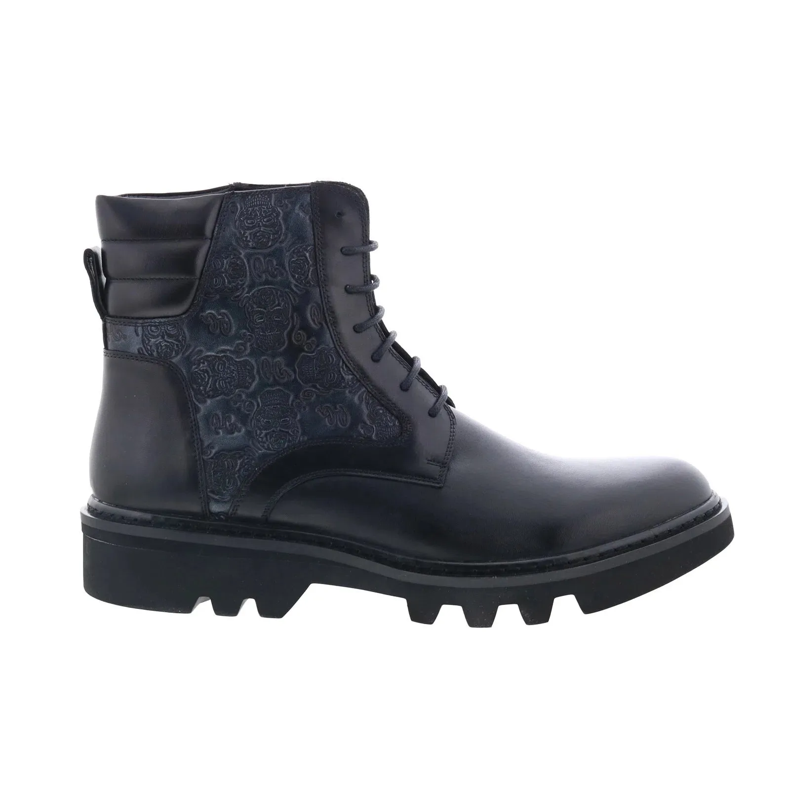 Robert Graham Geneva RG5898B Mens Black Leather Lace Up Casual Dress Boots Mountain use