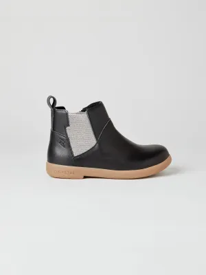 Trendy Look Secure Closure Rockit Infant Kids' Boot Black / Pewter