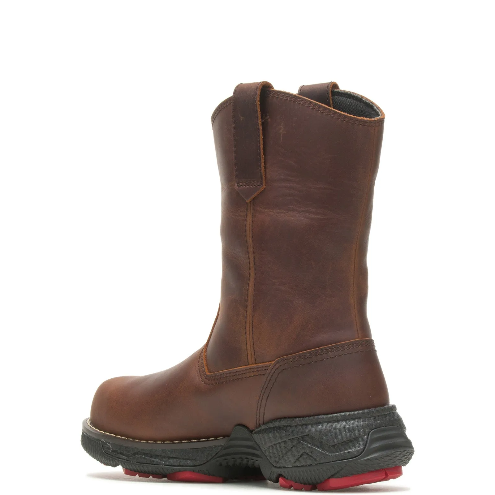 Rubber Sole Wolverine Hellcat Fuse DuraShocks Ultraspring Wellington Mens Brown Boots