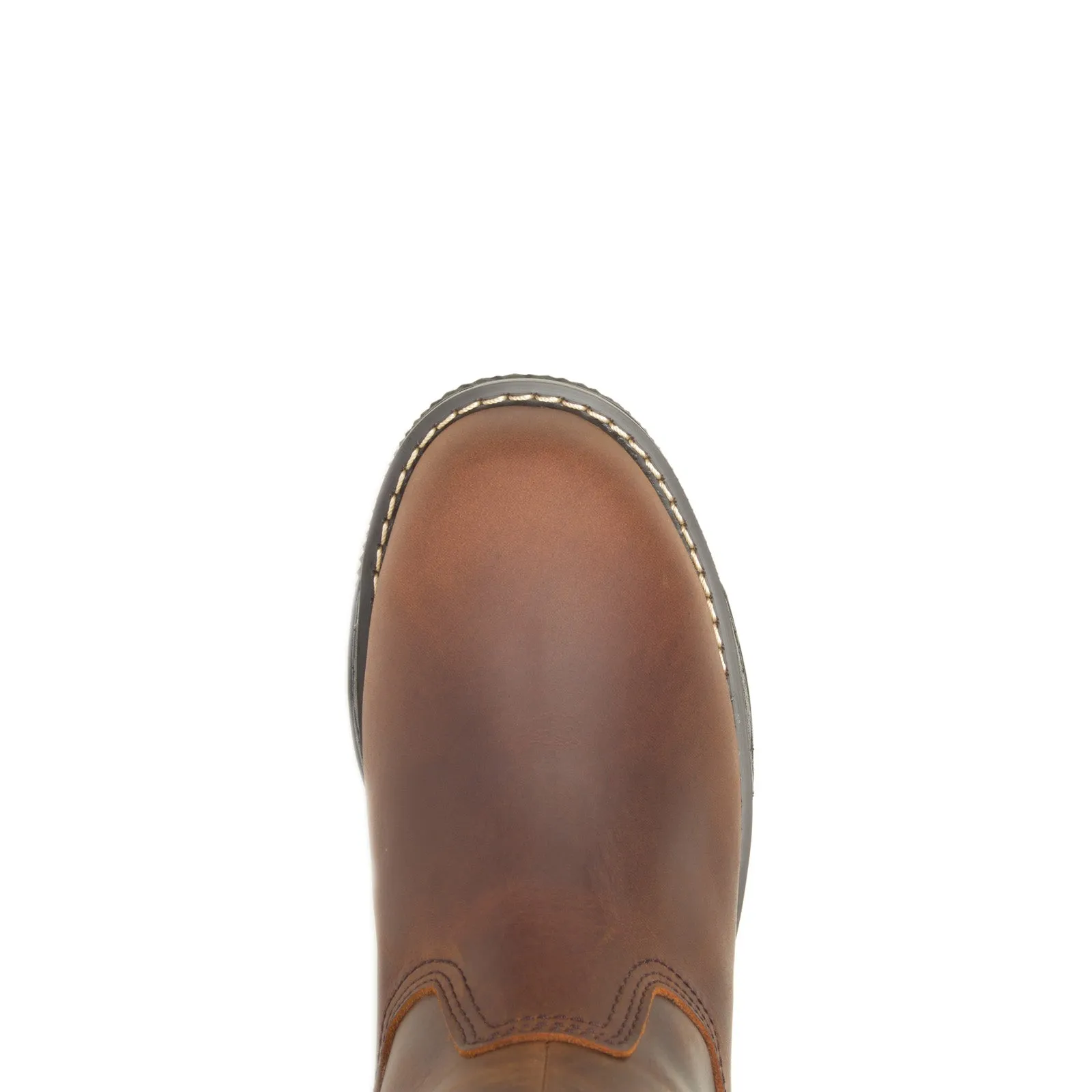 Resilient Sole Wolverine Hellcat Fuse DuraShocks Ultraspring Wellington Mens Brown Boots