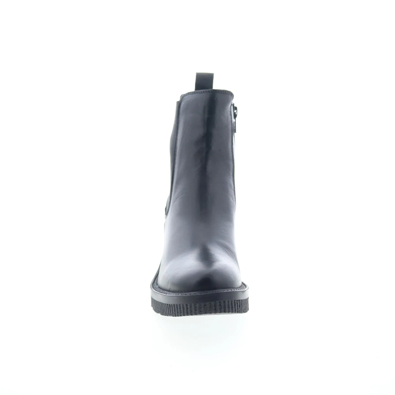 Miz Mooz Averie Womens Black Leather Zipper Chelsea Boots Outdoor Performance Cool Weather