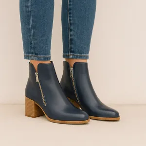 DJANGO & JULIETTE ZERENA NAVY Reinforced heel