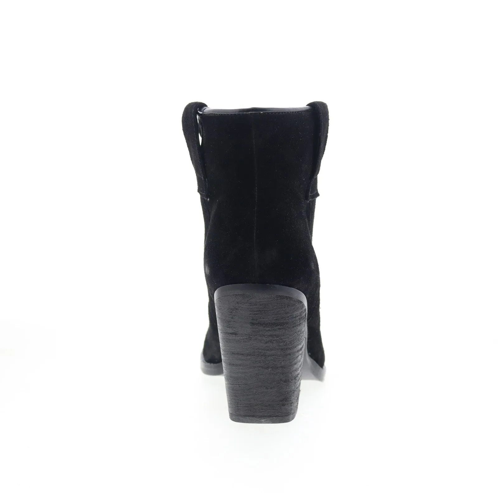 Minimal Weight Dingo Flannie DI-342 Womens Black Suede Slip On Ankle & Booties Boots