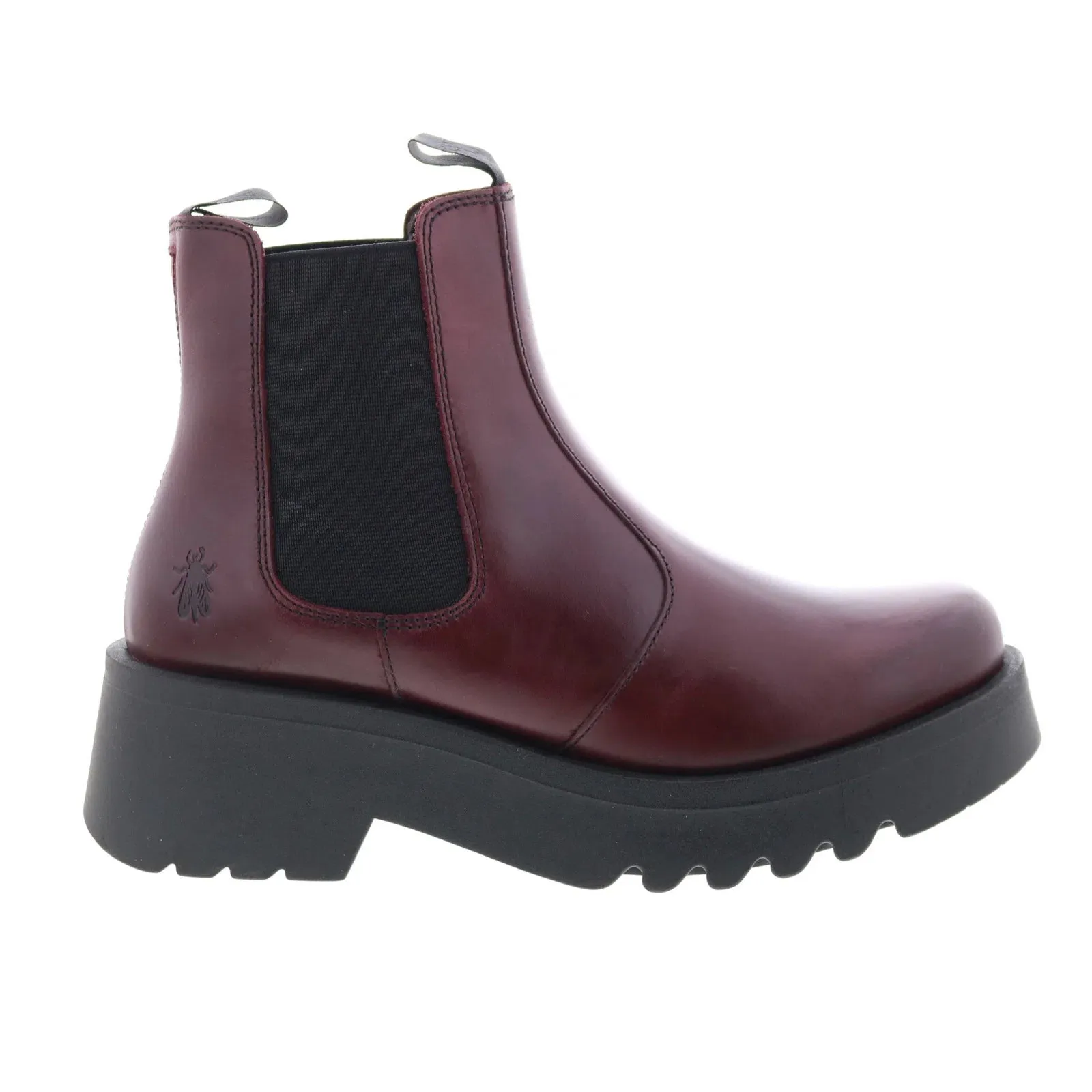 Premium materials Fly London Medi MEDI789FLY-002 Womens Burgundy Leather Slip On Chelsea Boots