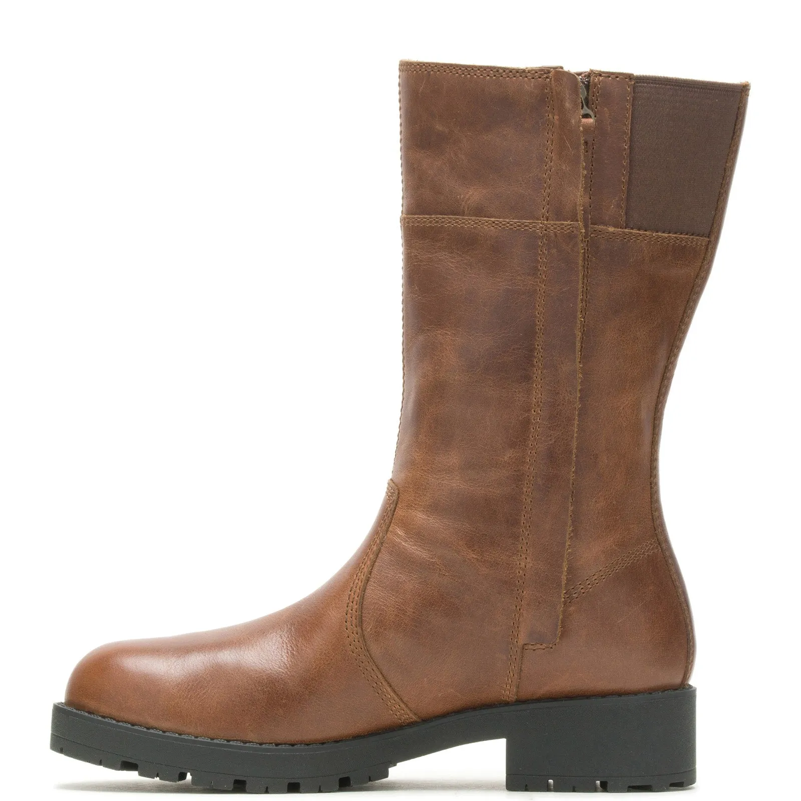 quick-drying Harley-Davidson Lynwood Pull On D87220 Womens Brown Leather Motorcycle Boots