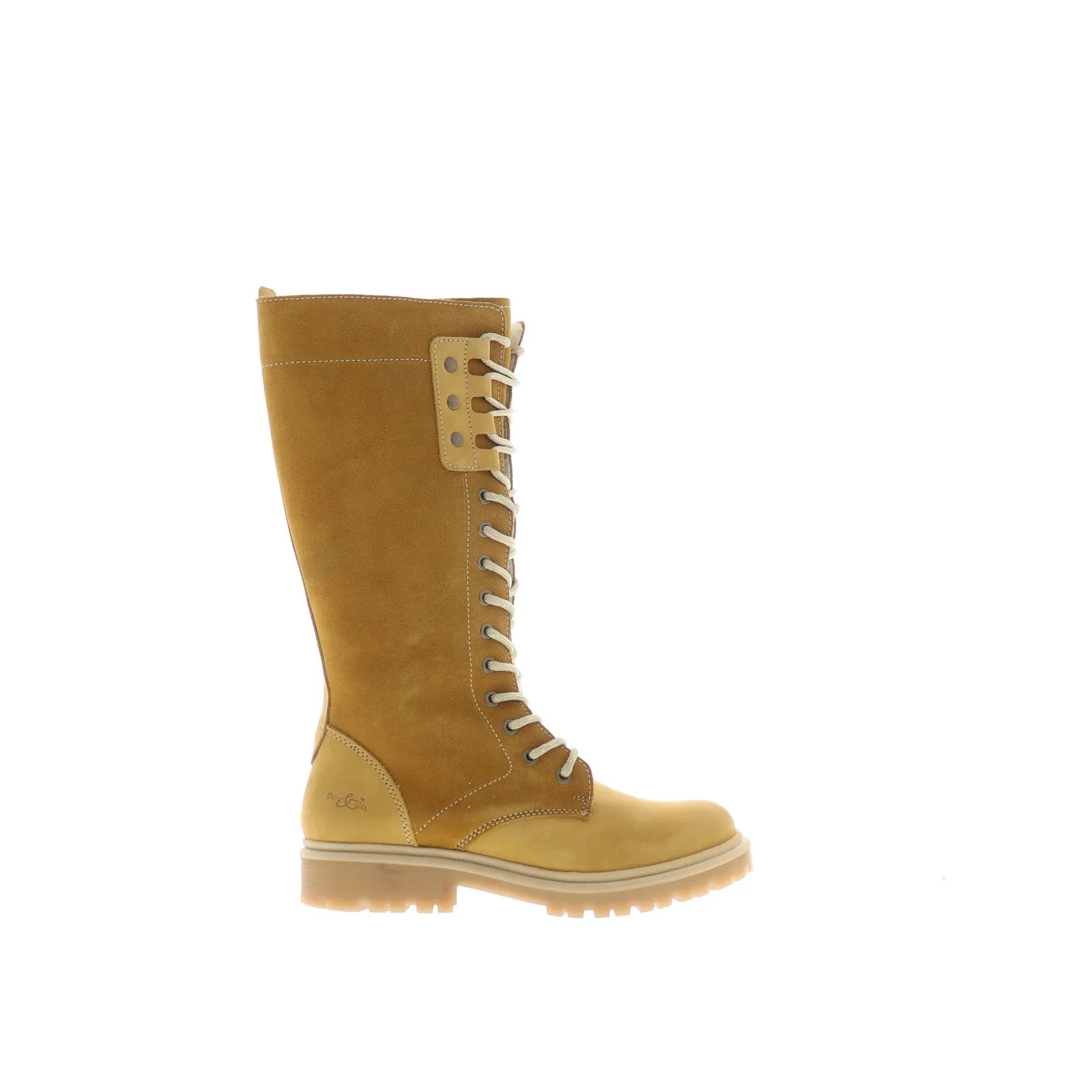 non-slip Chill Weather Bos. & Co. Axe Womens Brown Nubuck Lace Up Casual Dress Boots