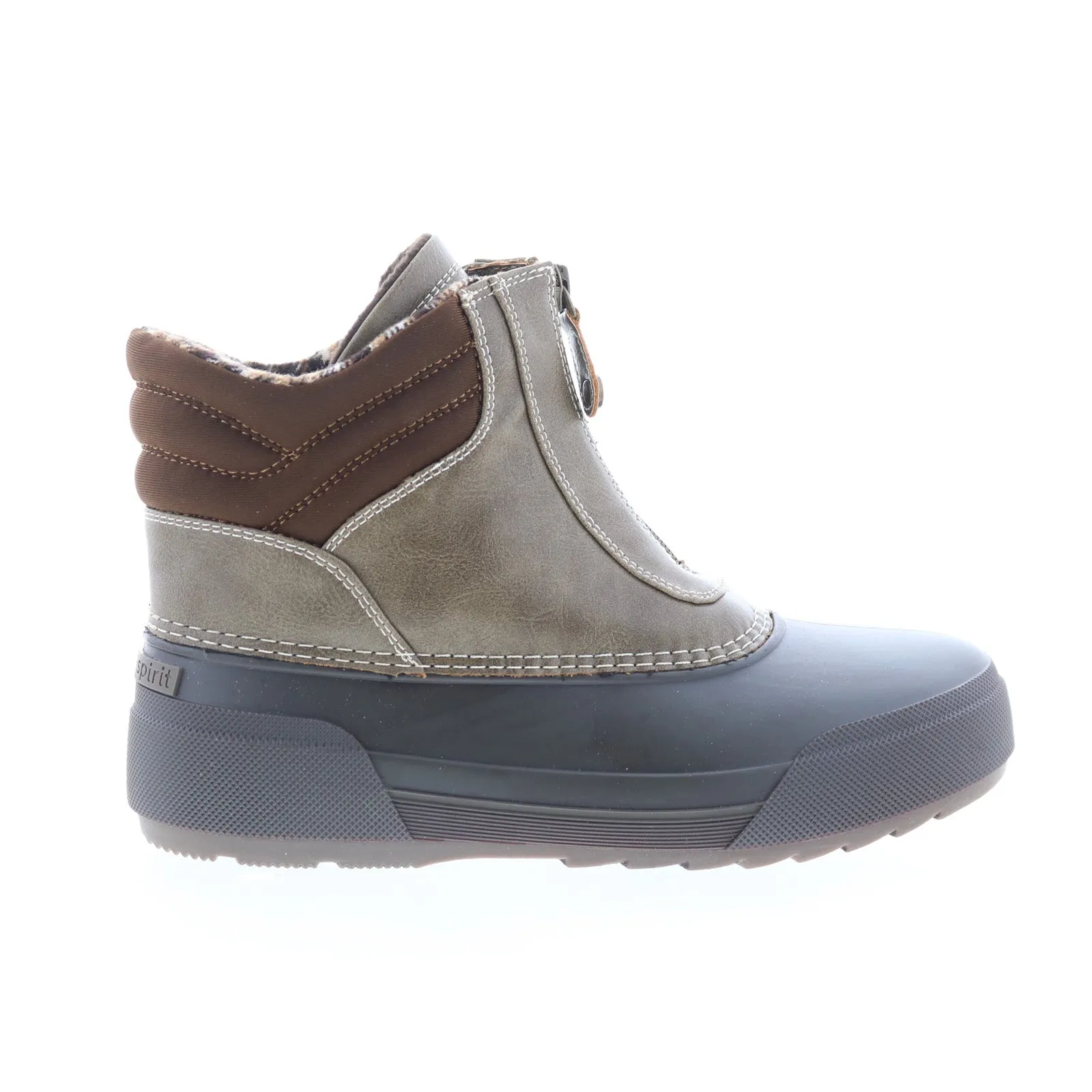 Easy Spirit Imsledin Martha Stewart Womens Gray Synthetic Casual Dress Boots Long Haul Soft Interior