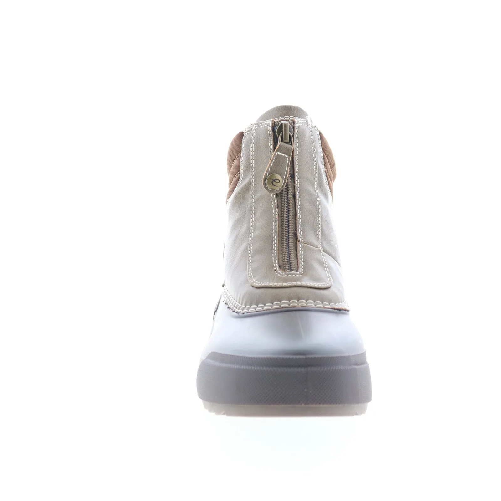 Easy Spirit Imsledin Martha Stewart Womens Gray Synthetic Casual Dress Boots Steel Guard Deep Grooves