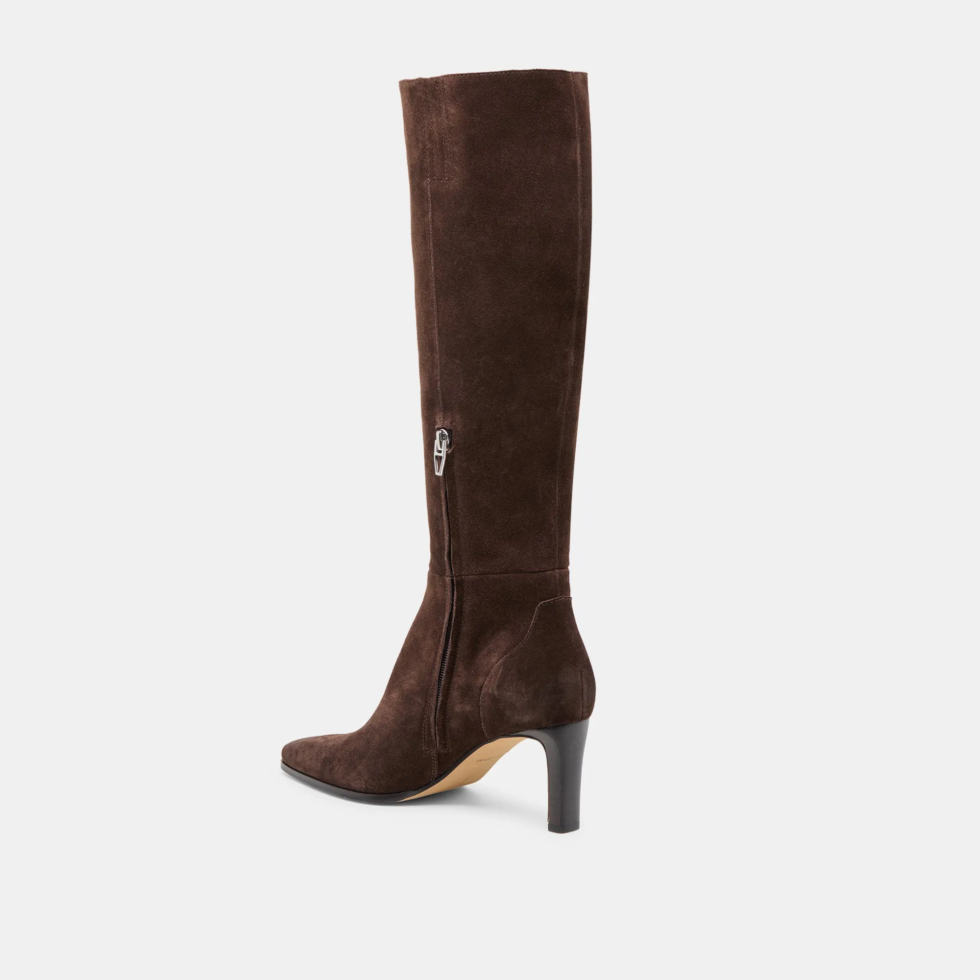 Good elasticity EMMI BOOTS DK BROWN SUEDE