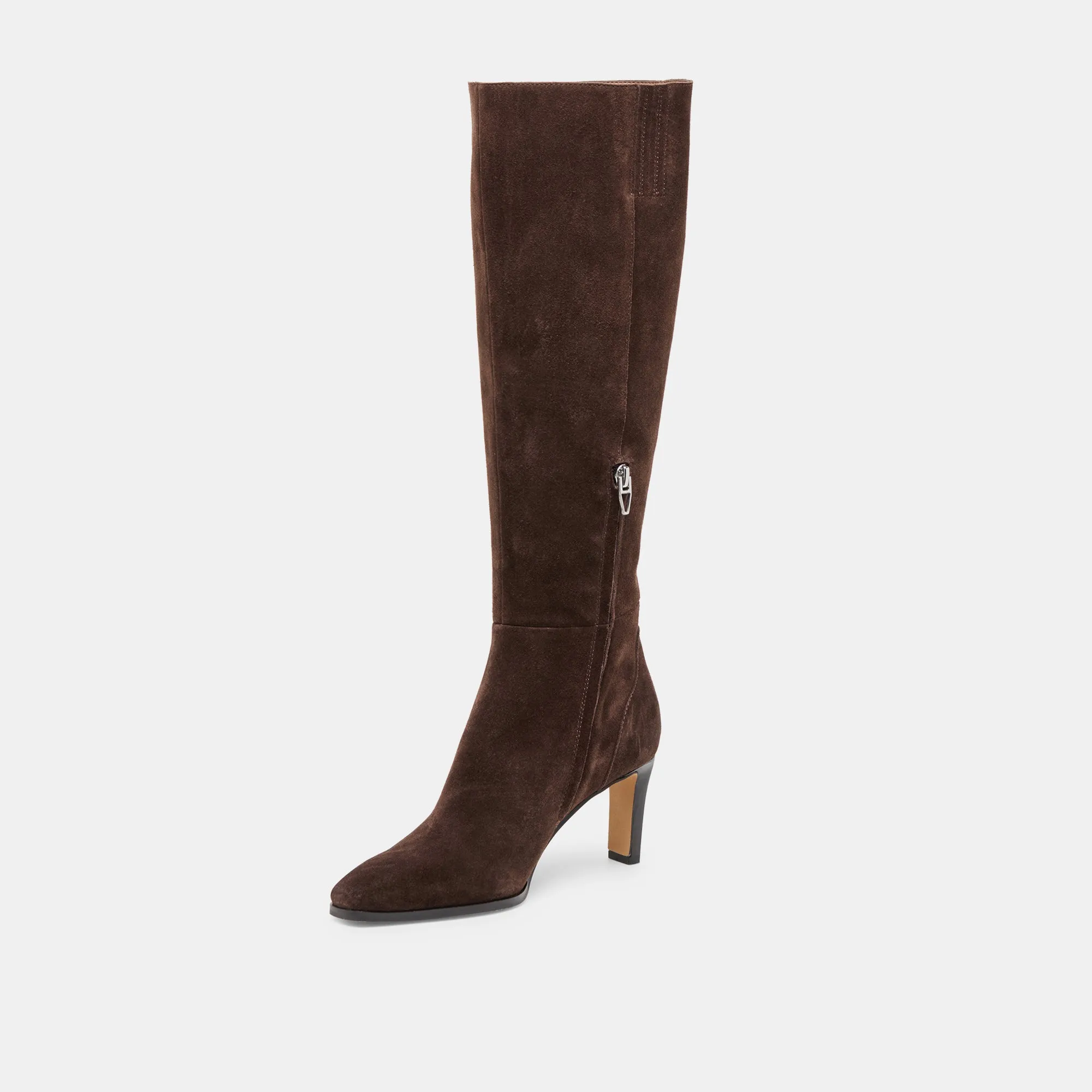 Long Walk Fashionable Choice EMMI BOOTS DK BROWN SUEDE