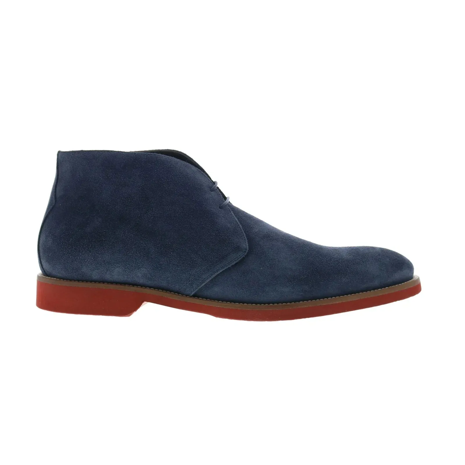 Waterproof Protection Pastori by Di Bianco Hostillian Suede Mens Blue Suede Lace Up Chukkas Boots