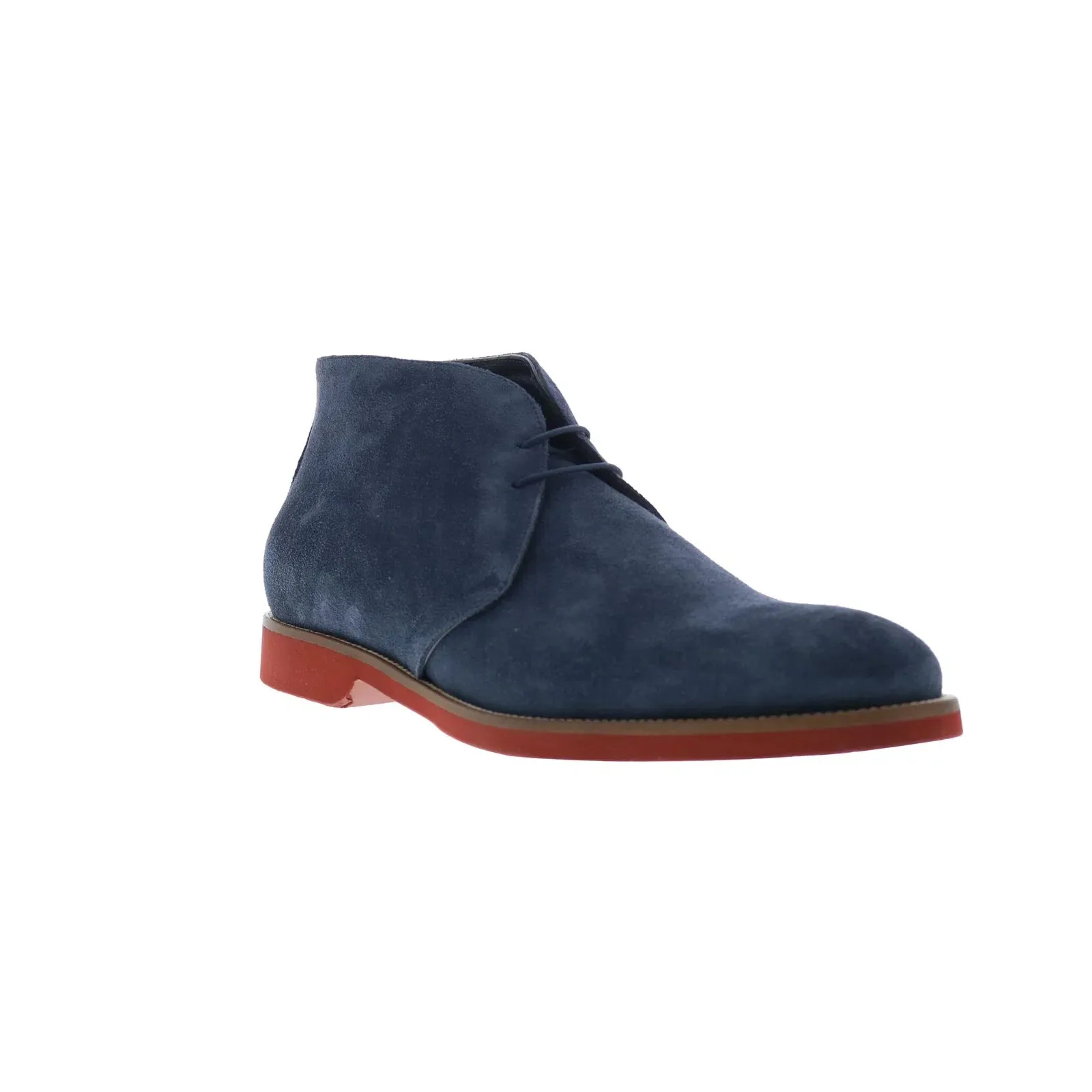 Support Cushion Stable Fit Pastori by Di Bianco Hostillian Suede Mens Blue Suede Lace Up Chukkas Boots