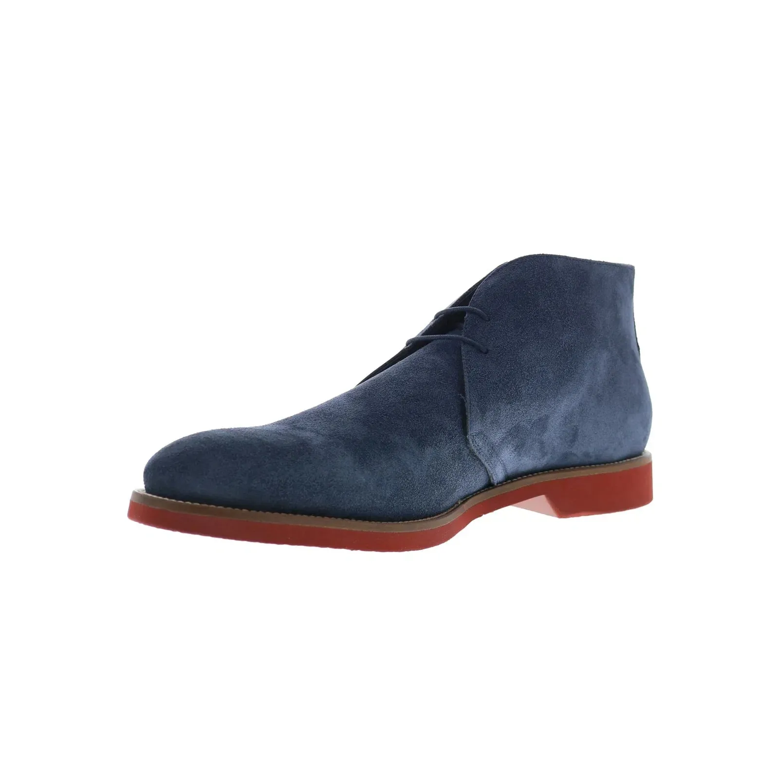 Stable Ankle Cold Trek Pastori by Di Bianco Hostillian Suede Mens Blue Suede Lace Up Chukkas Boots