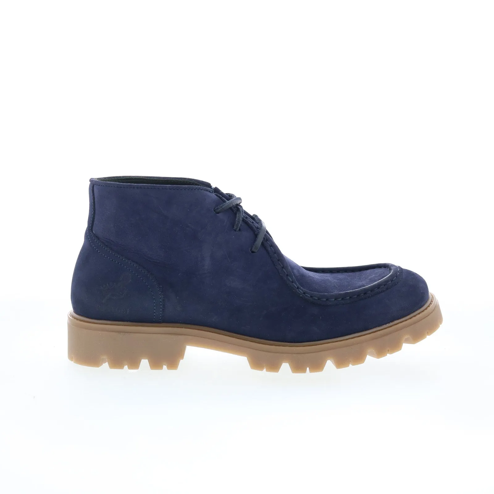 Anti-fungal Pastori by Di Bianco Paraboot Mens Blue Nubuck Lace Up Casual Dress Boots