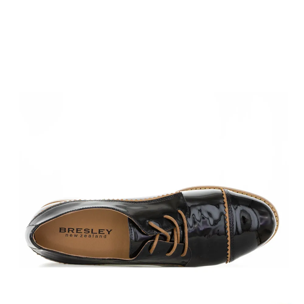 BRESLEY ALPOPO BLACK PATENT Flexible Sole